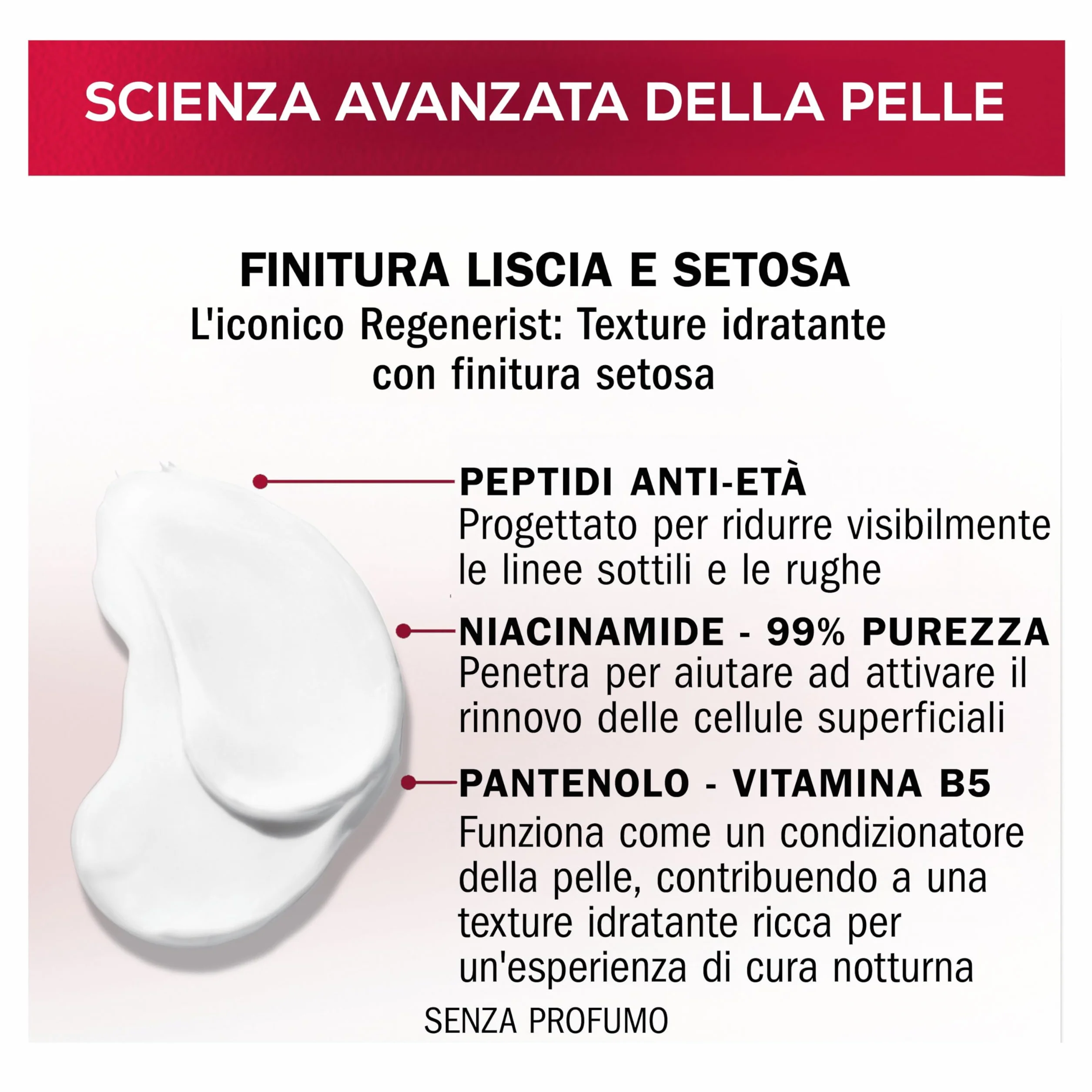 Olay Regenerist Crema Notte Viso Idratante con Niacinamide Anti-Età e Peptidi 50ml