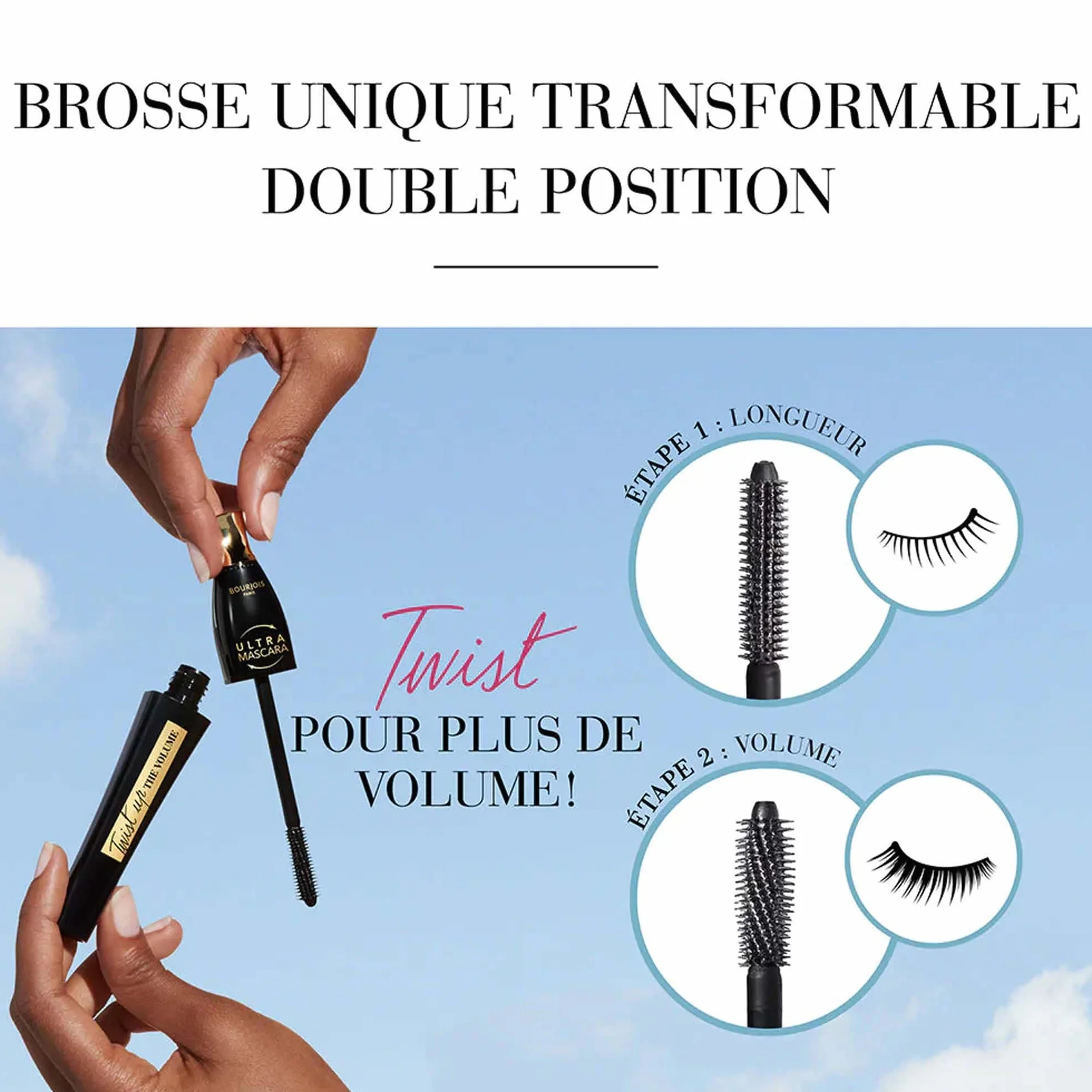 Bourjois Twist Up Mascara Ultra Black