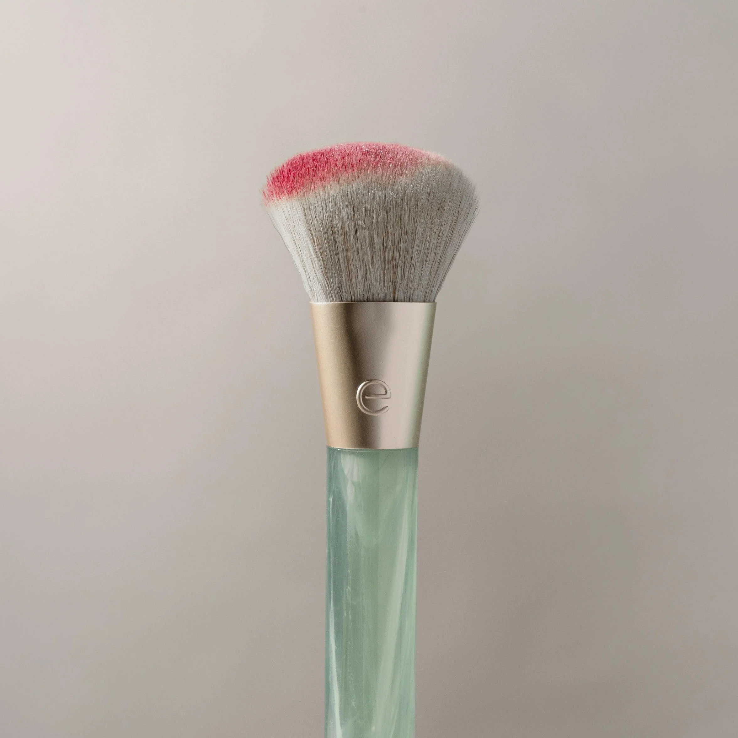 EcoTools Sea Gems Cream Blush Brush, Liquid & Cream Blush Makeup Brush for Smooth Buildable Cheek Color, Dense Rounded Bristles, Sustainable Design, Vegan & Cruelty-Free, 1 Count