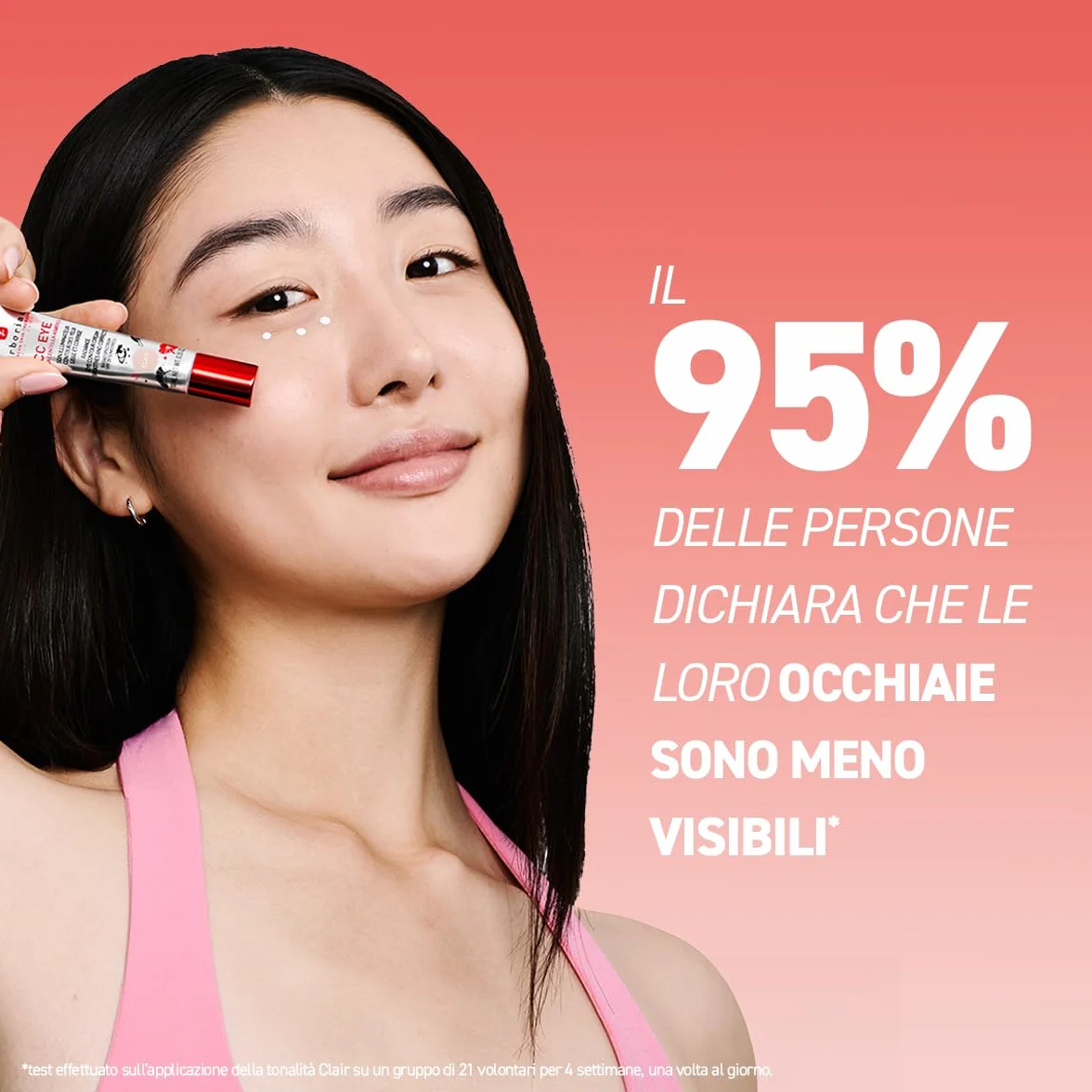 Erborian - CC Eye Crema Chiara alla Centella Asiatica – Trattamento Illuminante e Correttore Tinta Contorno Occhi SPF 20 - Leviga e Corregge le Occhiaie - Trattamento Cosmetico Coreano - Clair - 10 ml