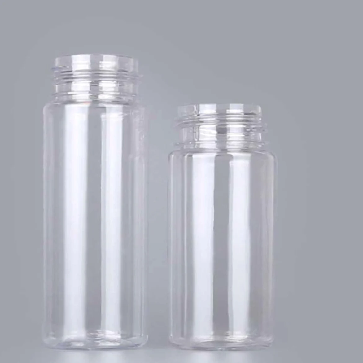 Set da 10 Flaconi Pompa da 100 Ml Trasparenti, Bottiglie Vuote Ricaricabili per Cosmetici, per Viaggi, Palestra e Doccia, Contenitori Salvaspazio per Shampoo, Lozione