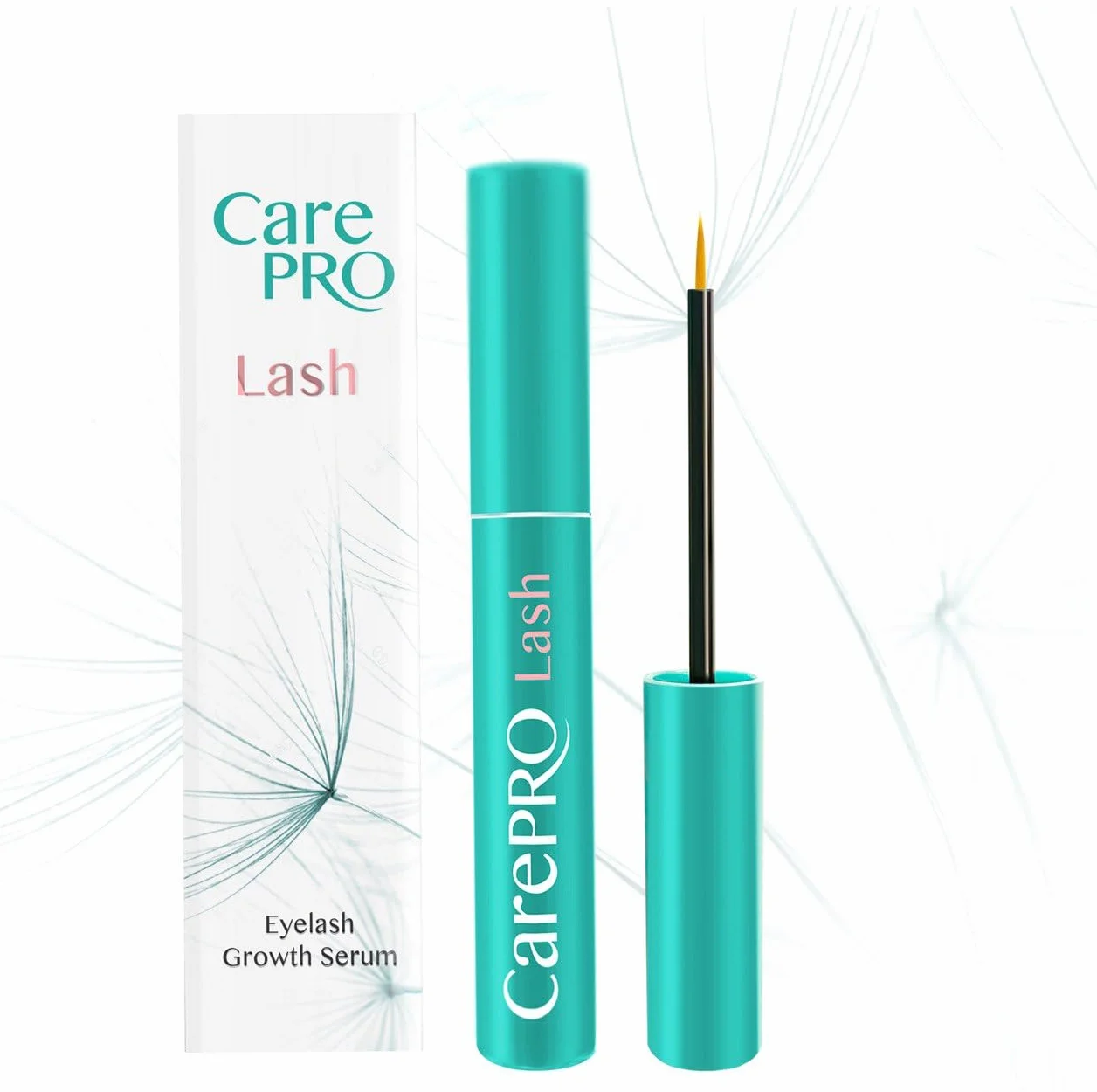 Siero per la Crescita delle Ciglia 4 ML (4 mesi)CarePro Lash +Lunghe+Folte+Forti+Scure-EyeLash Serum. Risultati Garantiti! Ideale anche per le sopracciglia