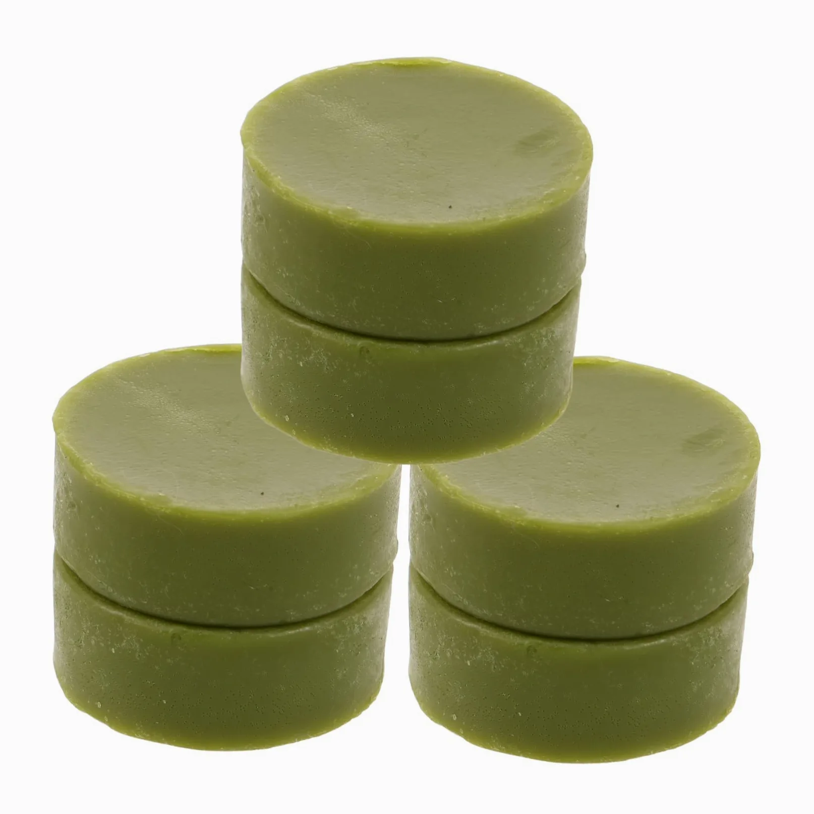 Healvian 6 Pezzi Sapone Esfoliante Idratante per Sottoascella e Corpo Base di Sapone Naturale, per Docce e Viaggi di Lavoro, Colore Verde Chiaro