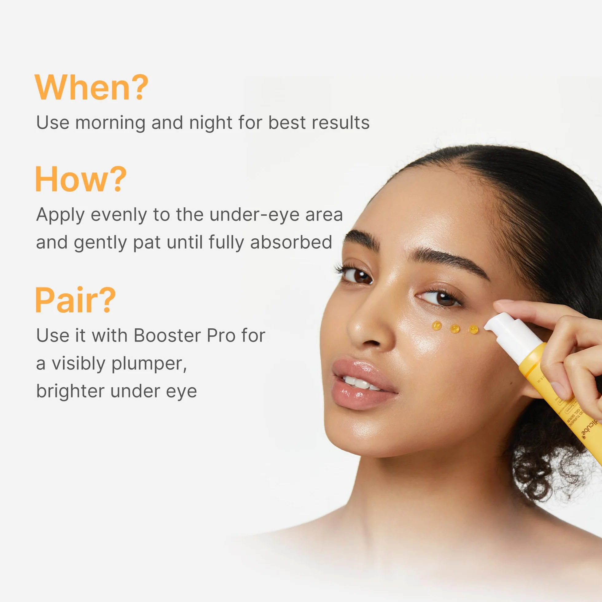 medicube Eye Serum with Kojic Acid Turmeric | All-Day Brightening Eye Gel Serum | Refreshing Eye Care with Vitamin C, Retinol & Caffeine | Hydrating & Cooling Formula | Korean Skincare, 1.01 fl.oz