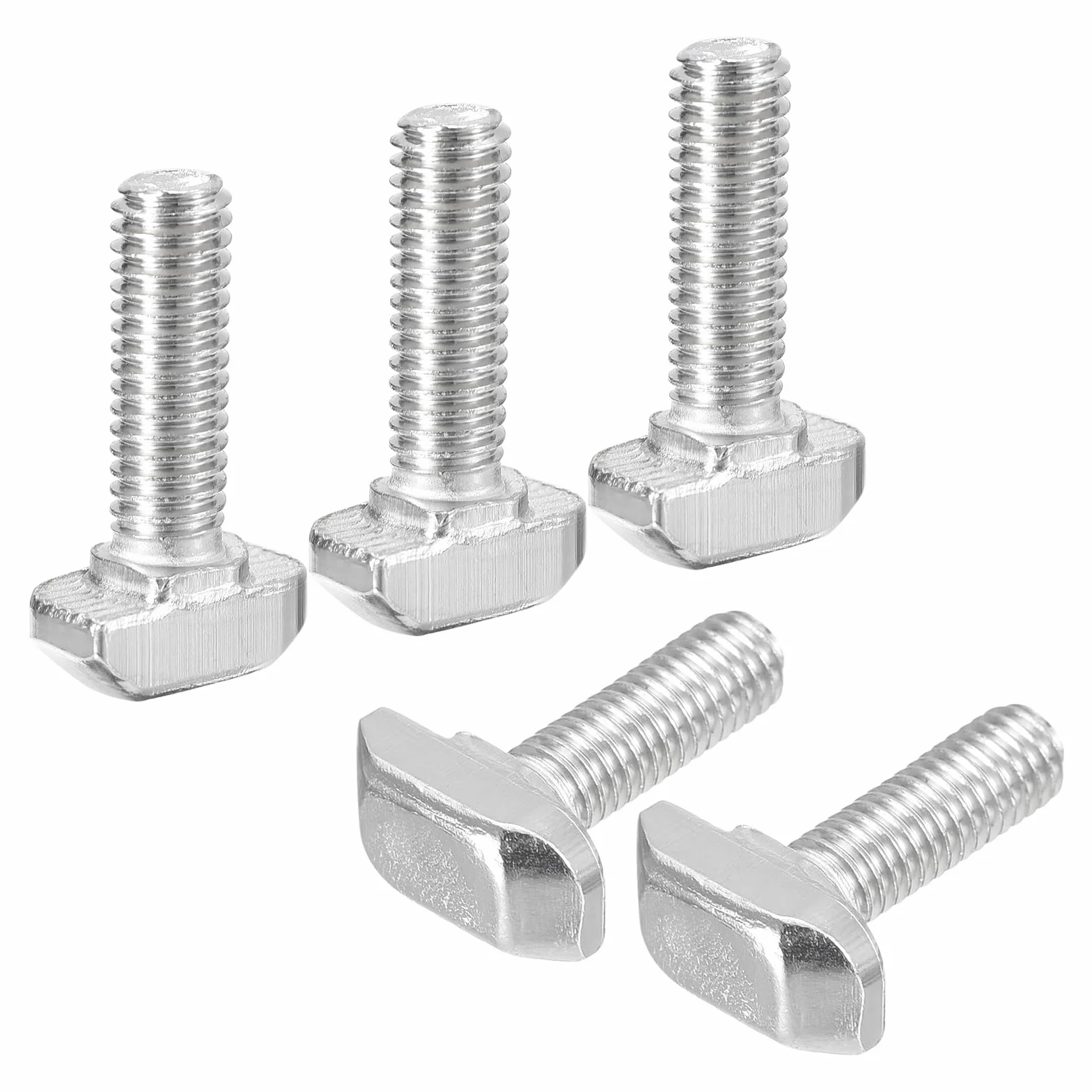 QUARKZMAN Bulloni a T-Slot M6 x 20mm per Profilo Alluminio 3030, Acciaio Inossidabile 304, Argento