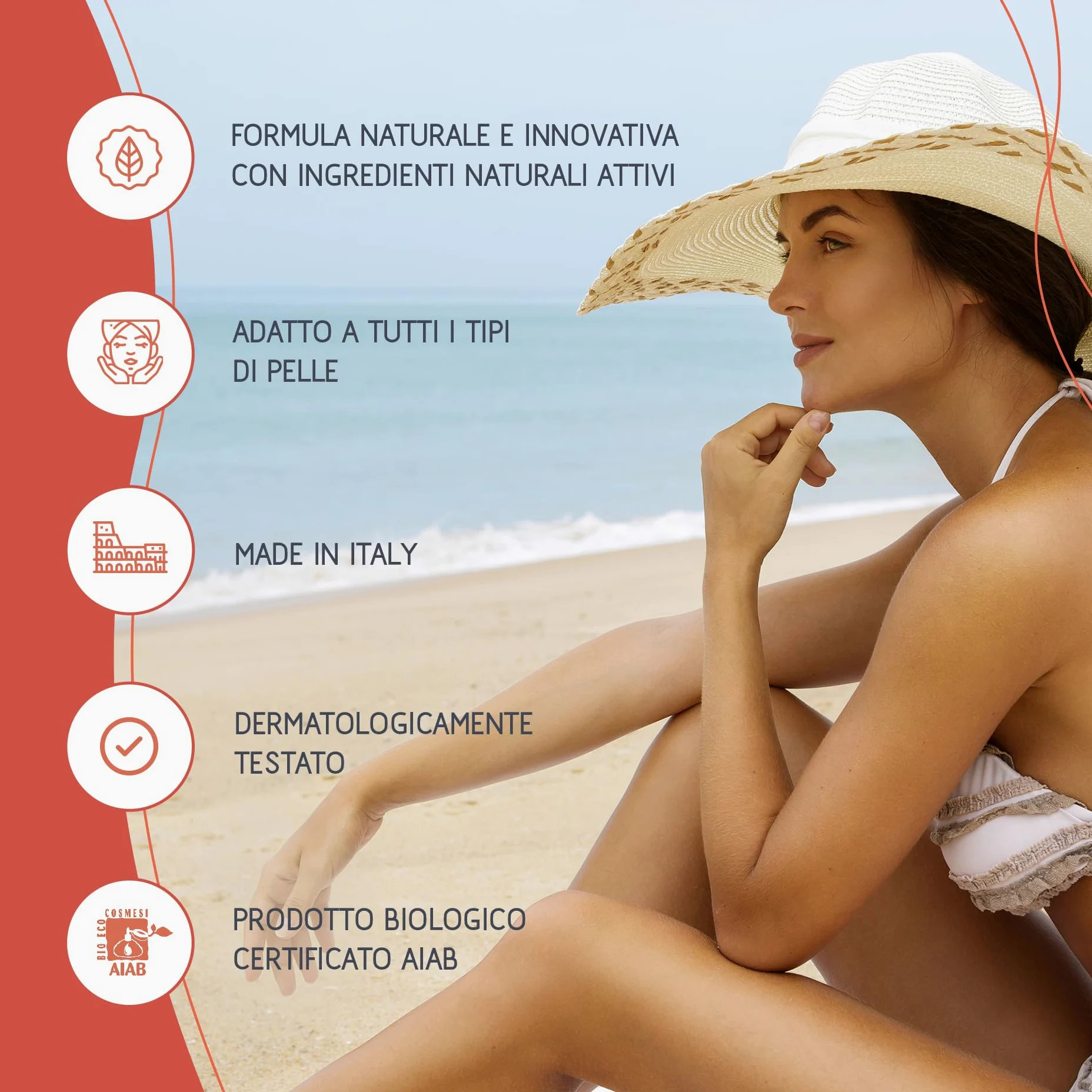 Crema Viso con Collagene marino e Sfere di acido ialuronico - azione rimpolpante e anti-age - AIAB Bio Eco Cosmesi - idratante - antiossidante - 50 ml Collagene Marino