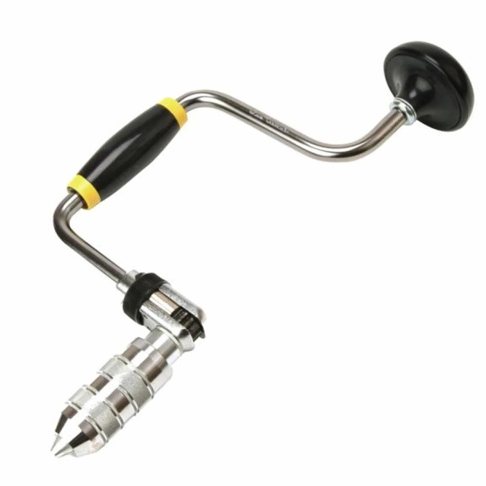 F Fityle Trapano a Manovella per Carpenteria, Utensile Punzonatura Manuale, Mandrino 4 Griffe, Lavorazione Legno, 30x17 cm
