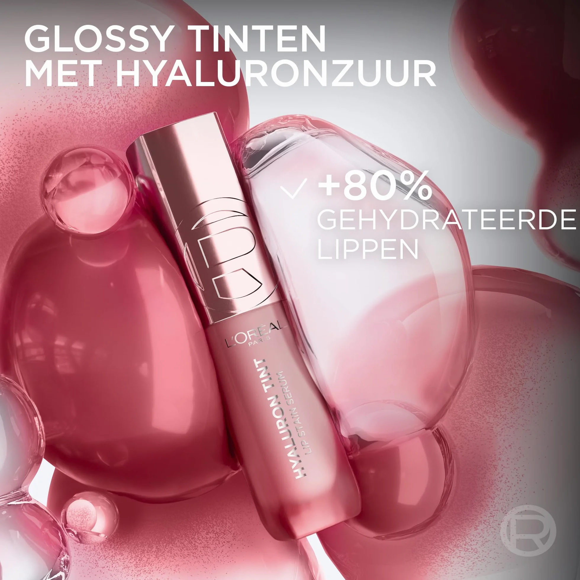 L'Oréal Paris Tinta Labbra, Effetto Idratante, Labbra Rimpolpate, Colore Pieno a Lunga Tenuta, Con Acido Ialuronico, Hyaluron Tint, Tonalità: 217 Smokey Mauve