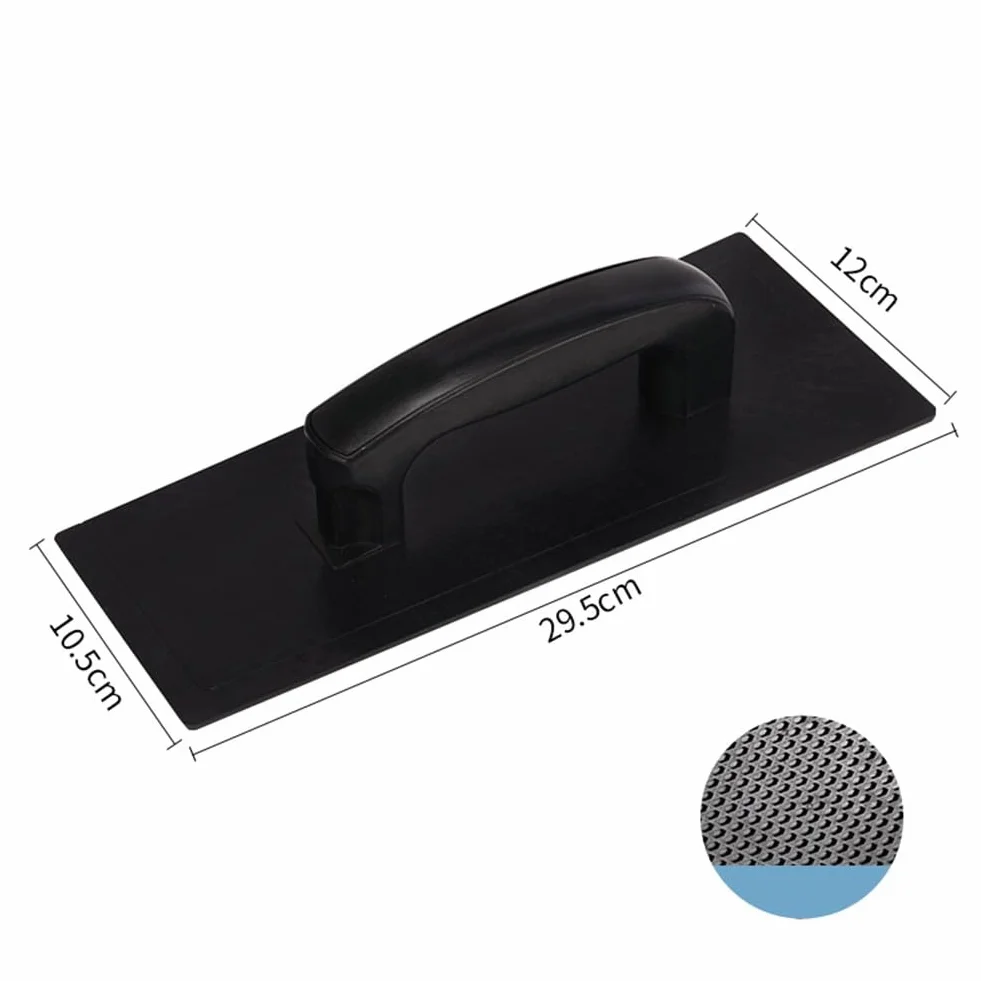 Strumento per lisciare cartongesso con lama in plastica, manico ergonomico, spazzola per stucco da parete, Dur(ROSSO)