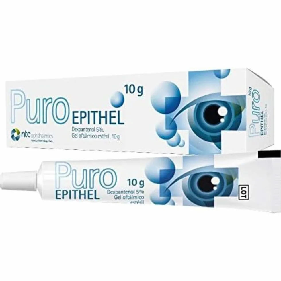 Pure EPITHEL Gel oftalmico da 10 g | Dexpantenolo + carbomer | Idratazione oculare contro occhi secchi e secchezza degli occhi