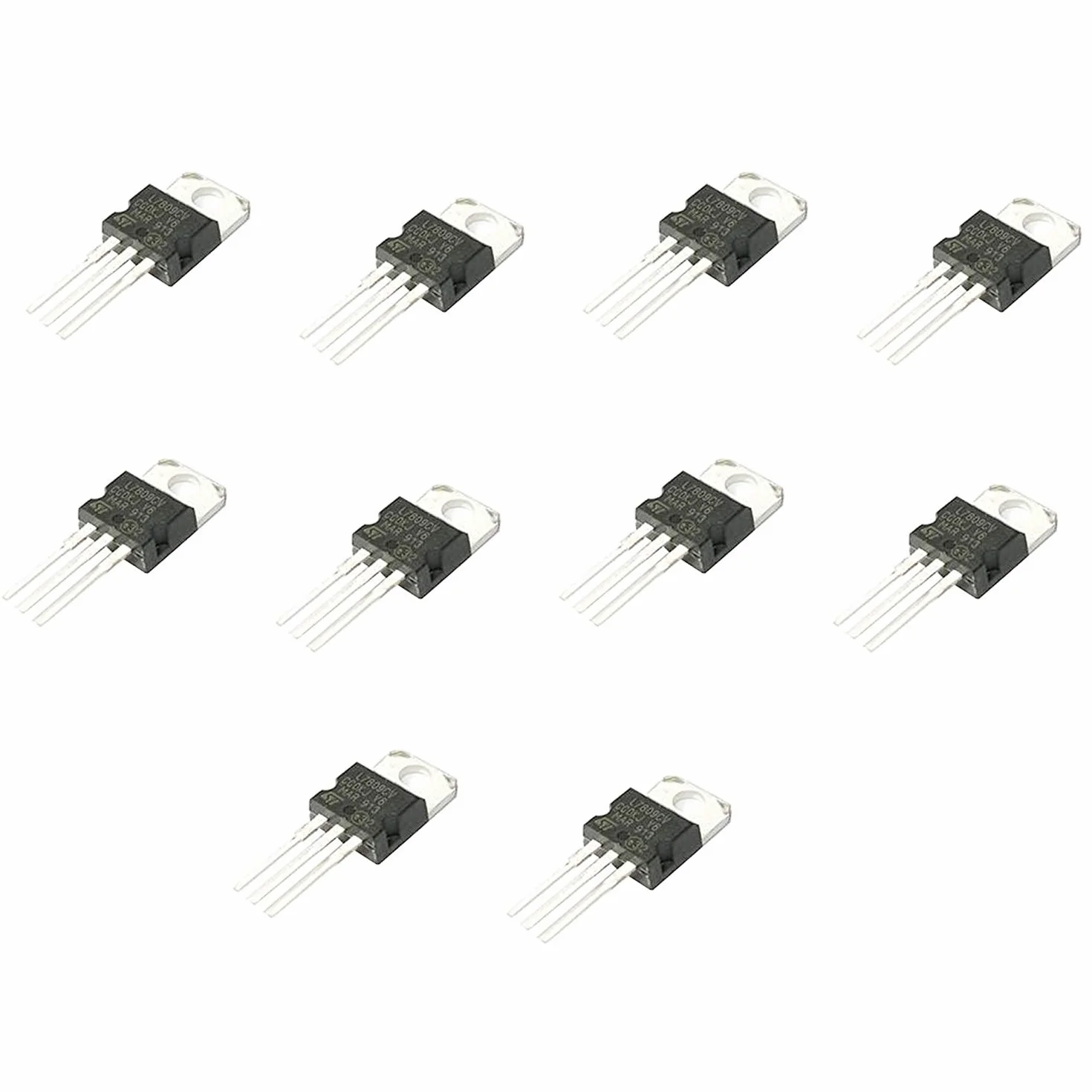 Regolatore di tensione L7809CV LM7809 L7809 12 V 1,5 A TO-220 10 pezzi