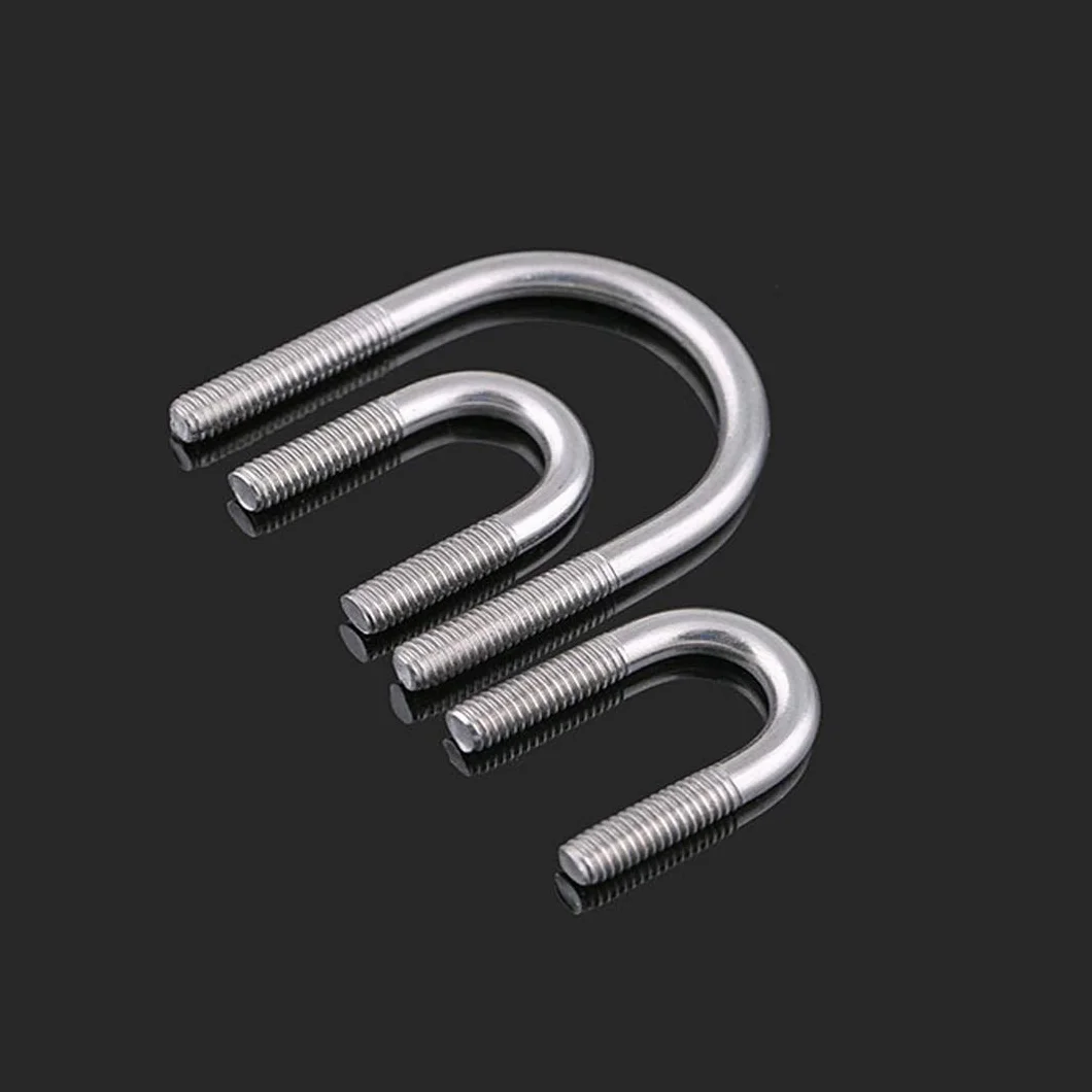 Bullone a U acciaio INOX 304 M8×34mm 3 pezzi