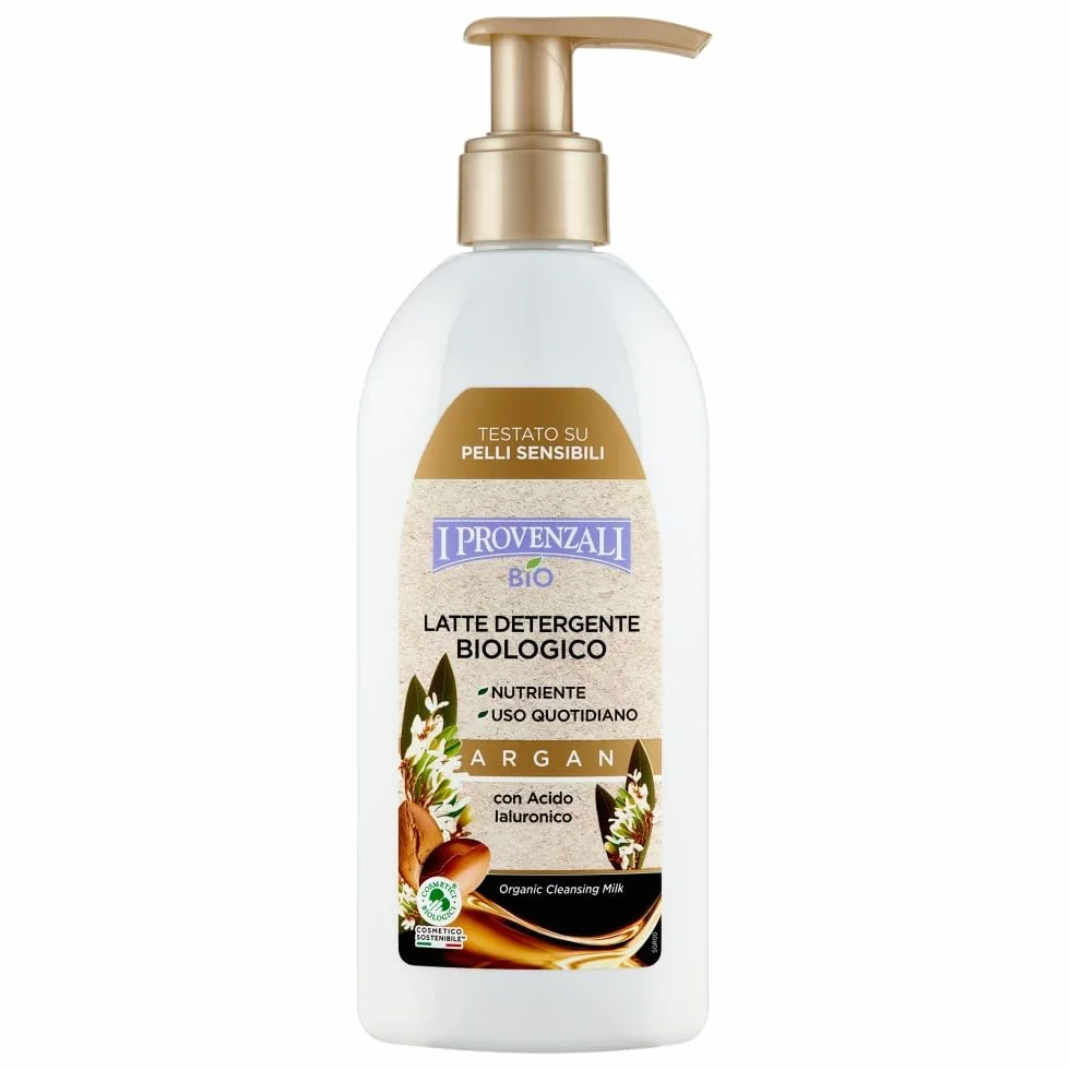 I Provenzali | Latte Detergente Argan Bio, Nutriente, 200 ml