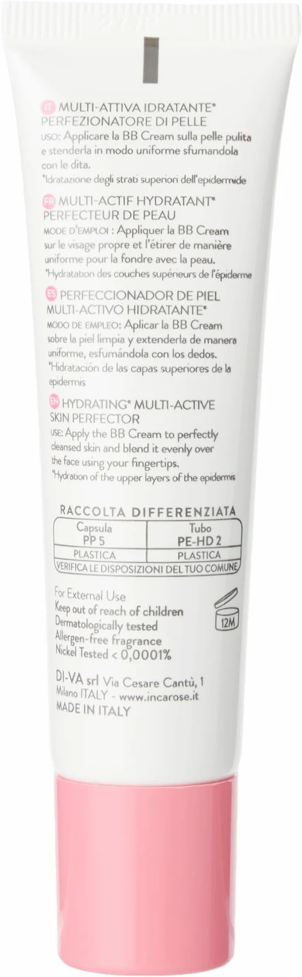Incarose BB Cream con SPF 15, Light