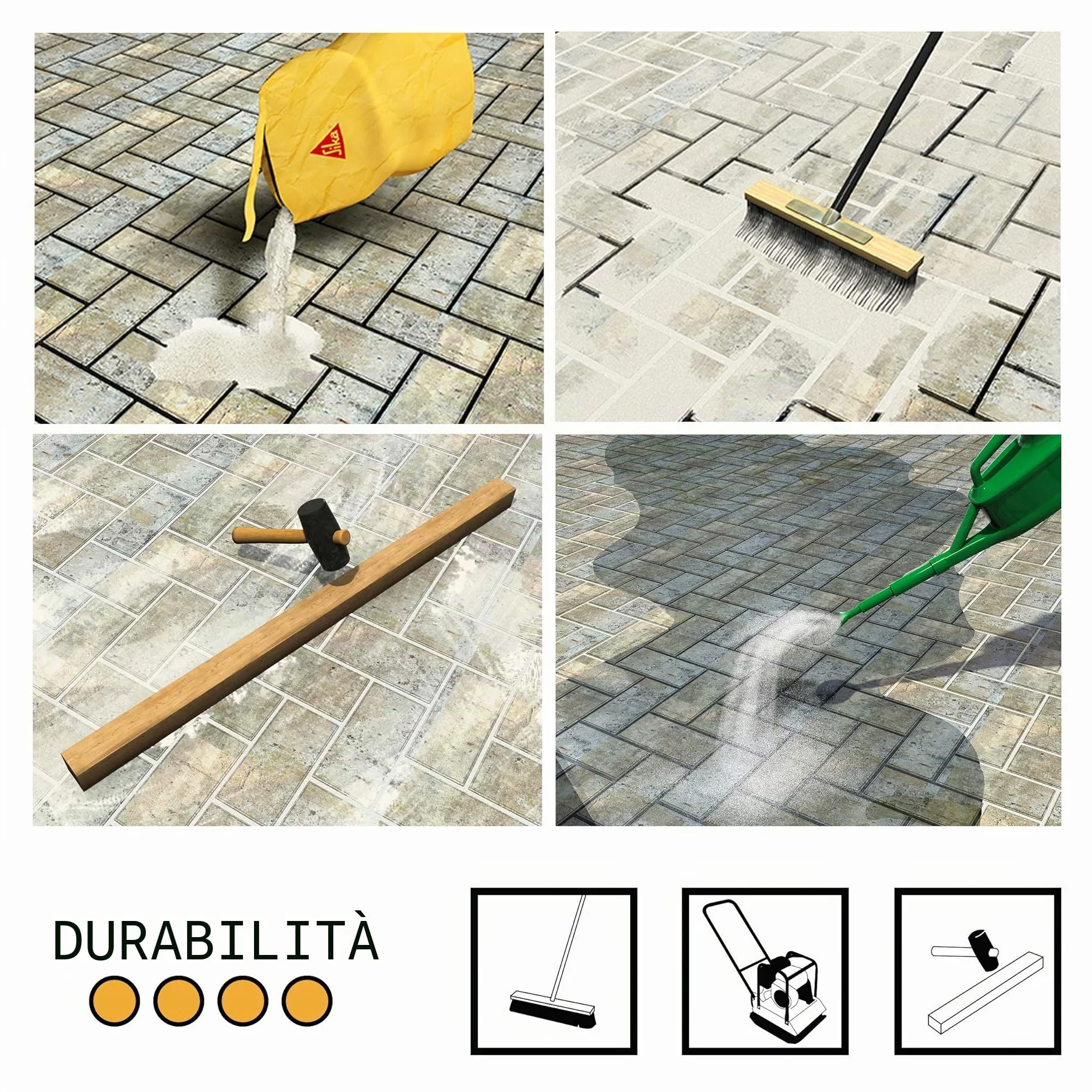 Sika FastFix 131 Sabbia polimerica 20 kg riempimento giunti pavimentazione