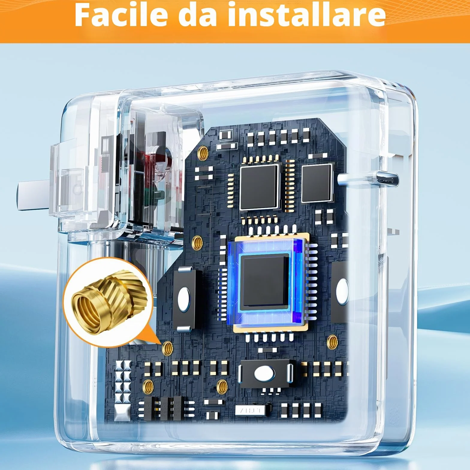 Inserti Filettati a Caldo M2 M3 M4 M5 M6 1/4-20, Dadi in Ottone con Strumento di Inserimento Termico per Stampa 3D