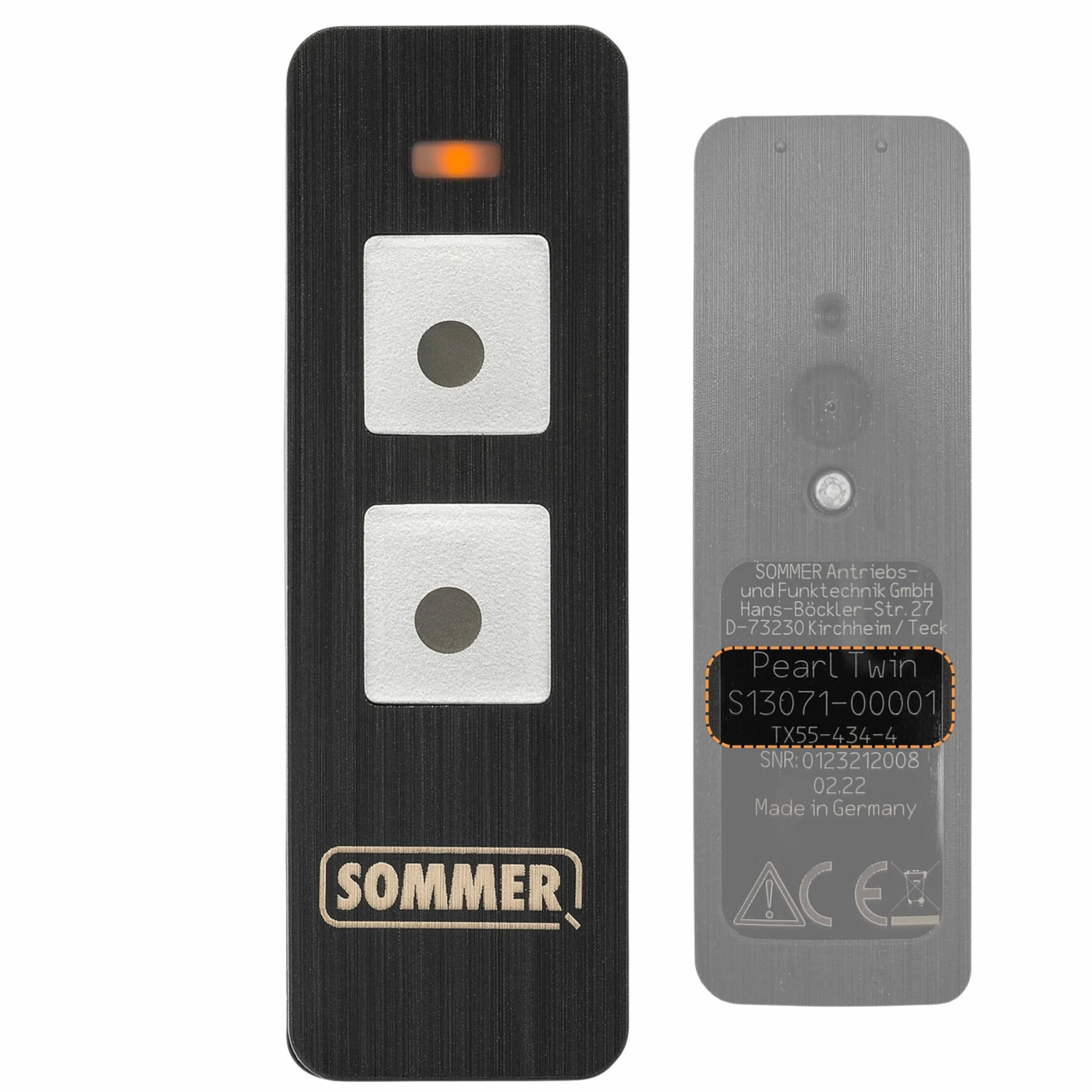 Koomando Telecomando S13071 TX-55-434-4 Originale Sommer 2 tasti 434 Mhz FM per porte garage Breda