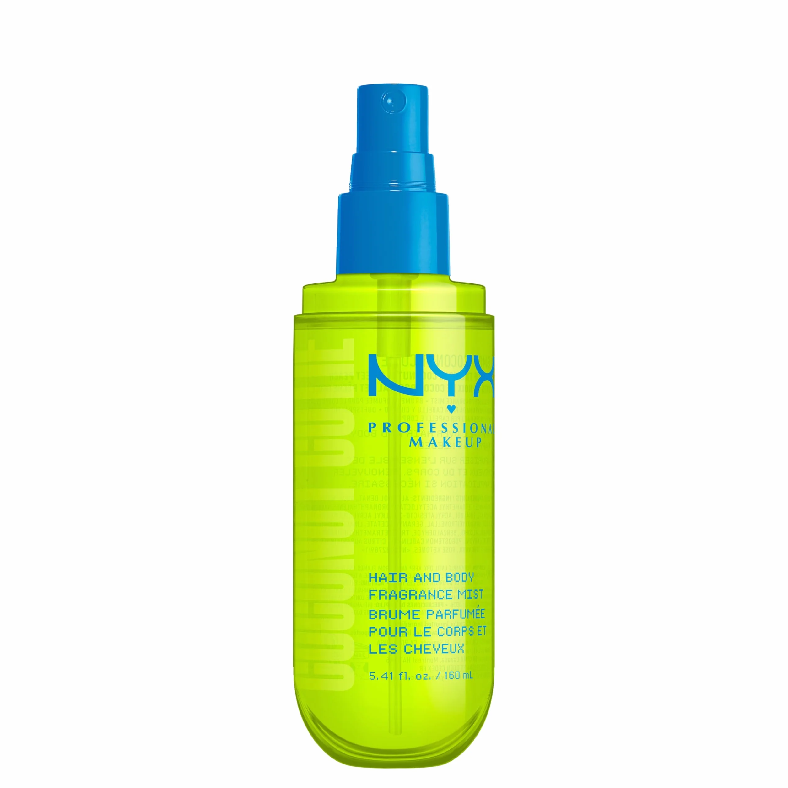 NYX Professional Makeup Fat Oil Body Mist Spray Corpo e Capelli, Fragranza Dolce, Effetto Delicato, Note di Cocco e Pesca, Coconut Cutie, 80 ml