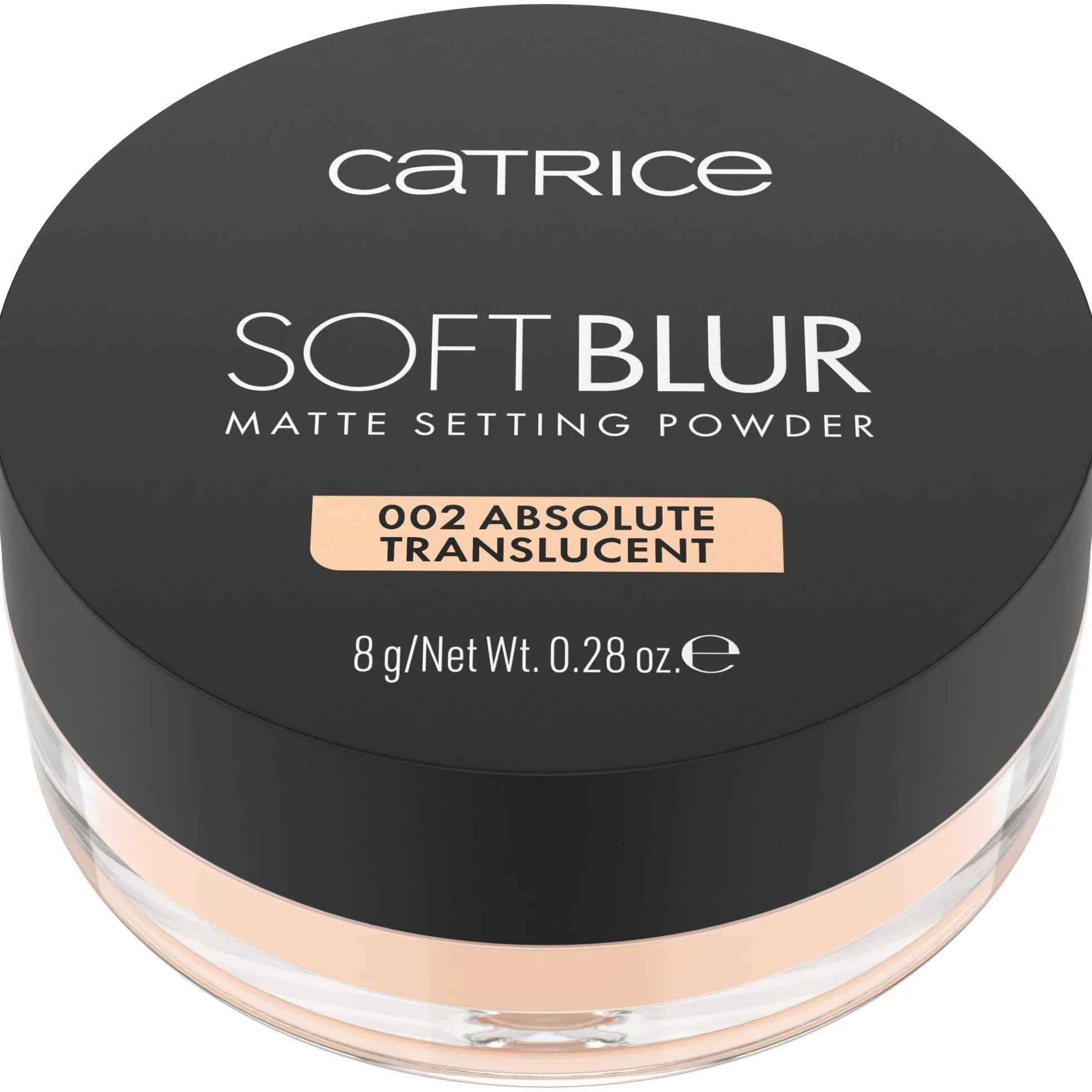 Catrice Soft Blur Matte Setting Cipria in Polvere, lunga durata, opacizzante, rifinitura dei pori, naturale, traslucida (8g)