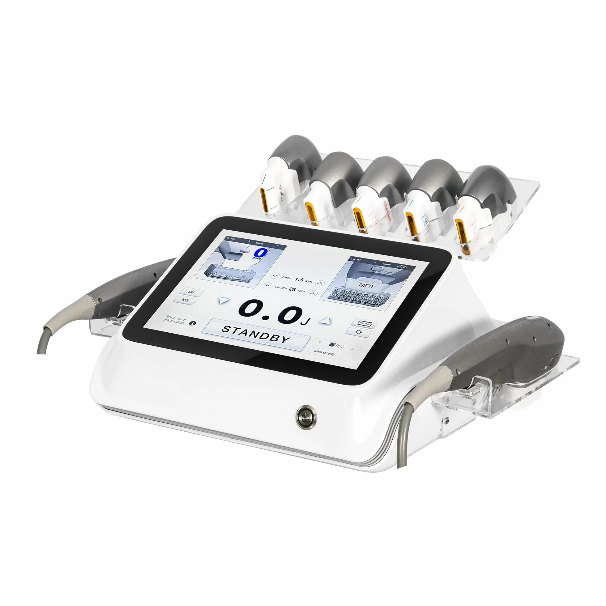 Macchina Estetica Multifunzionale con Radiofrequenza ed EMS, Dispositivo Professionale per Cura della Pelle e Modellamento Corpo per Centri Estetici e Saloni di Bellezza