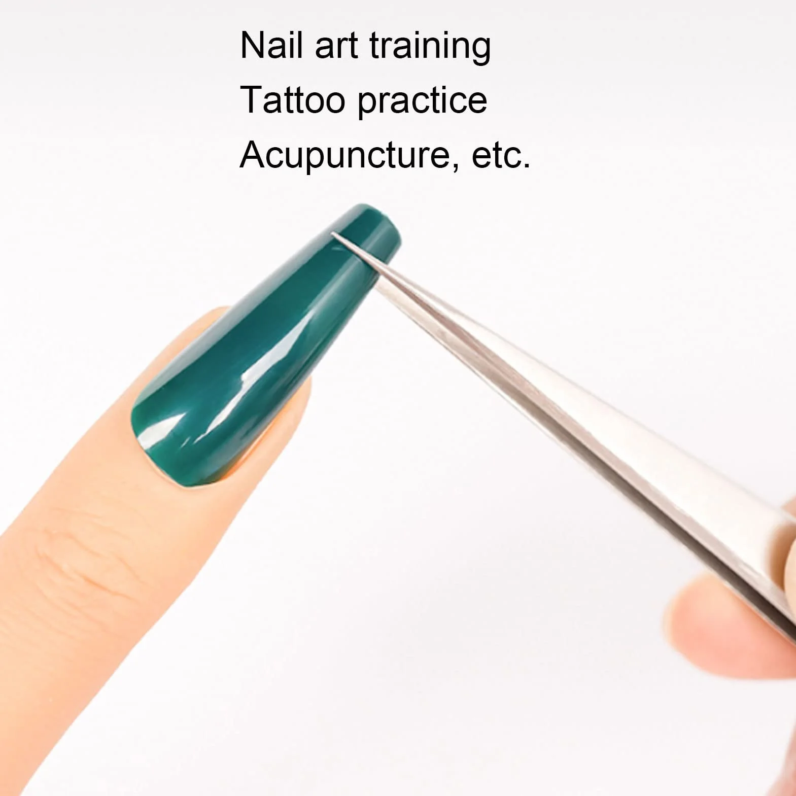 Modello di dito per esercitarsi con i tatuaggi - Dito professionale pieghevole in silicone per esercitarsi con l'agopuntura | Strumento di allenamento per la nail art resistente e leggero