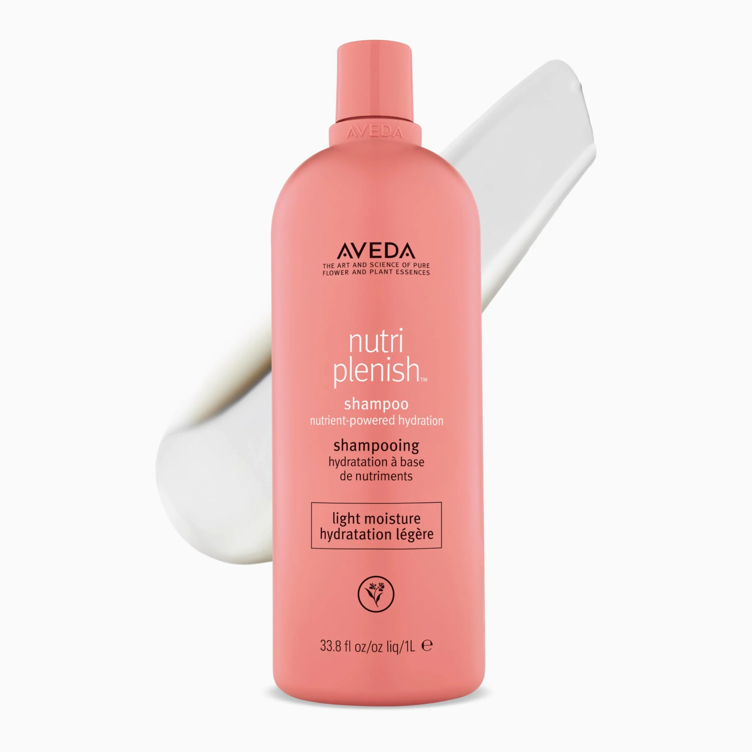 Aveda Nutriplenish Shampoo Idratazione leggera - Shampoo con superalimenti per capelli secchi - Olio biologico di melagrana e cocco burro di mango