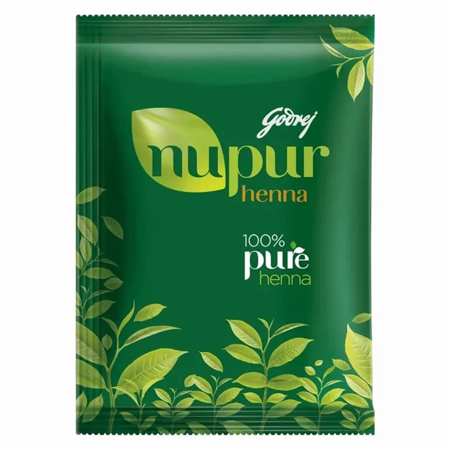Godrej Nupur Mehendi Henné in polvere, miscela di 9 erbe aromatiche, 150 grammi (confezione da 2)