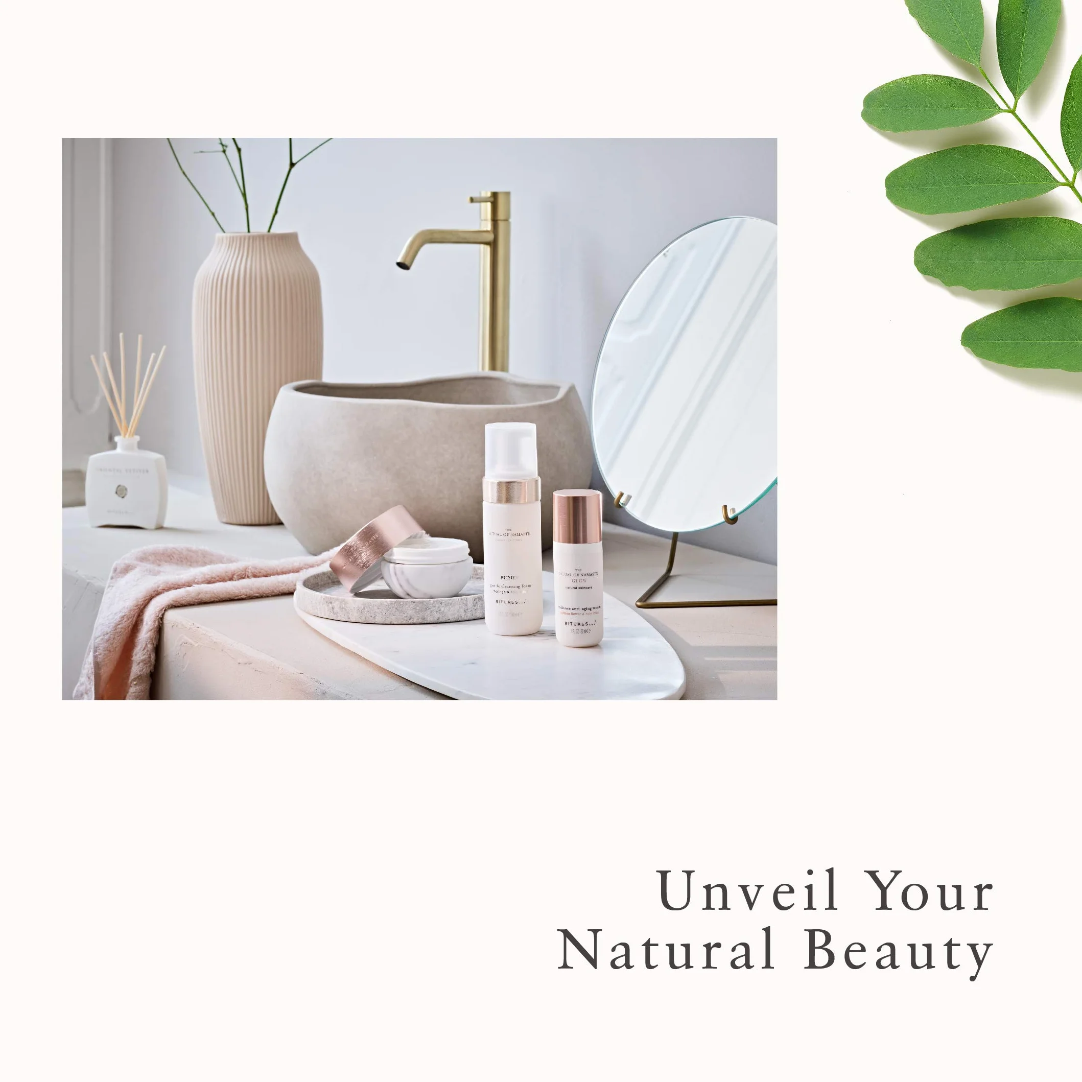 RITUALS THE RITUAL OF NAMASTÉ Gentle Cleansing Foam, Schiuma Detergente, 150 ml