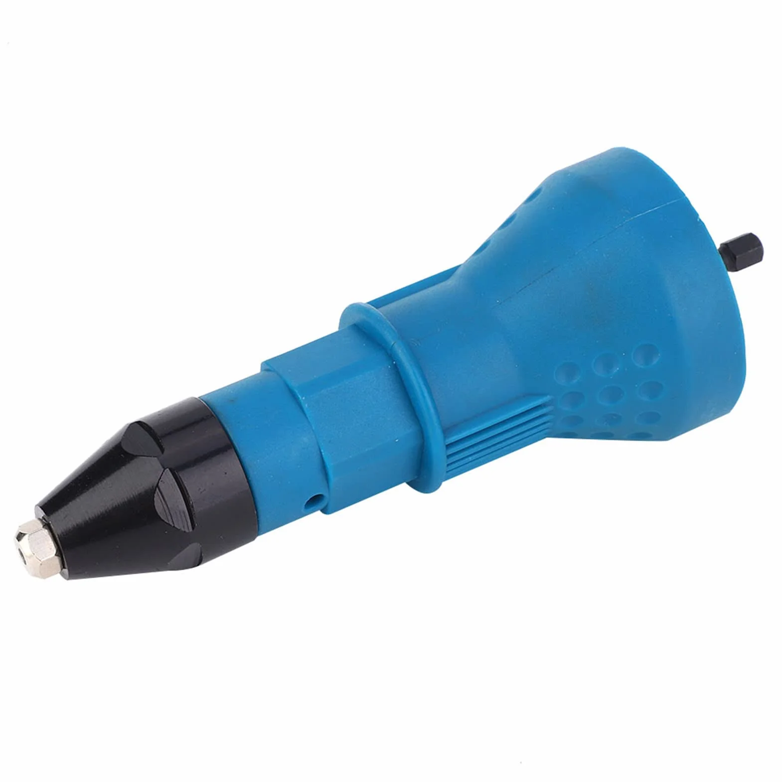 Adattatore per Pistola per Dadi per Rivetti Elettrici per Trapano Elettrico (BLUE)