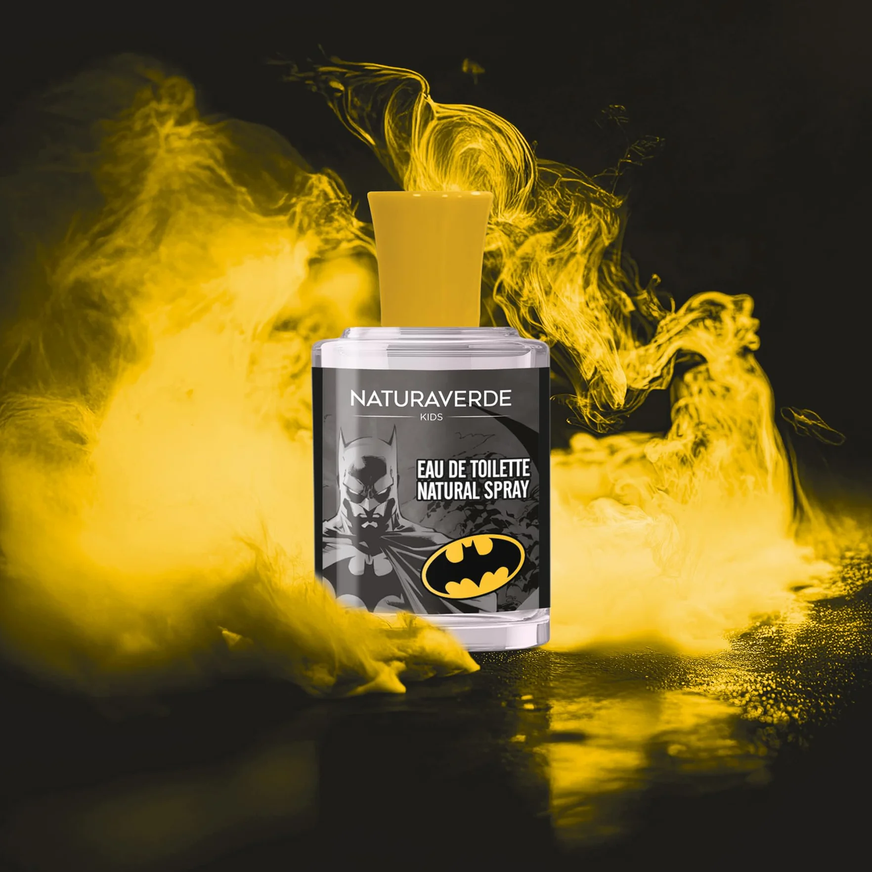 NATURAVERDE Kids -Batman Eau De Toilette 30ml Fragranza per Bambini, Dolce e Fresca, Ispirata al Cavaliere Oscuro
