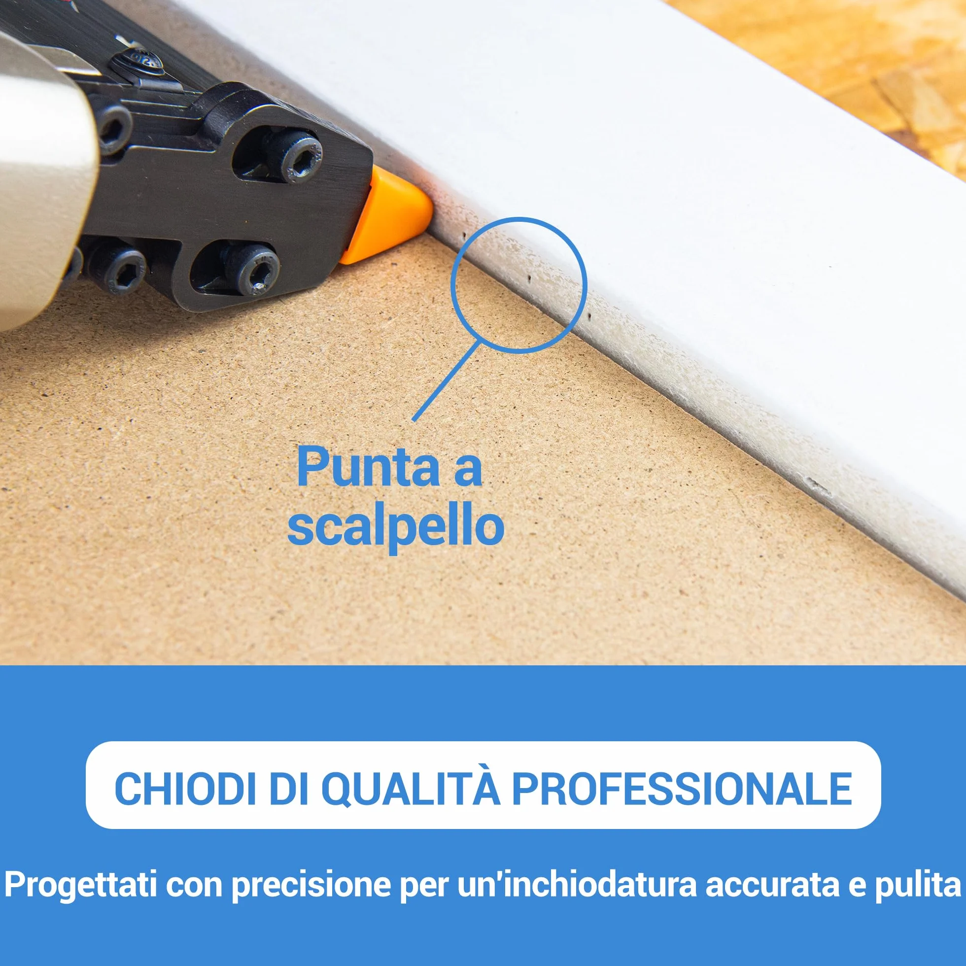 Meite Chiodi a Spillo 23GA 35mm, Micro Chiodi Senza Testa Zincati per Chiodatrice a Spillo, 10000 sztuk