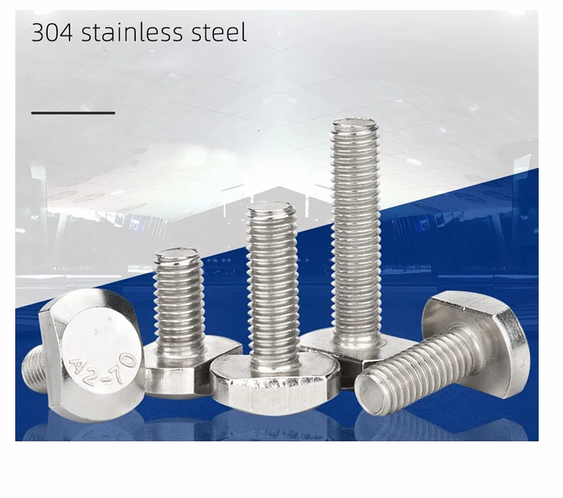 Bulloni a T in Acciaio Inox M5x12mm, 10 pcs