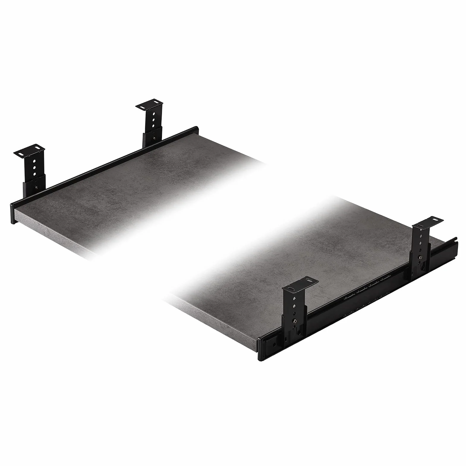 JUNKER KT1-30-H35-400-NF Estensione tastiera 400 mm nero regolabile in altezza 30 kg