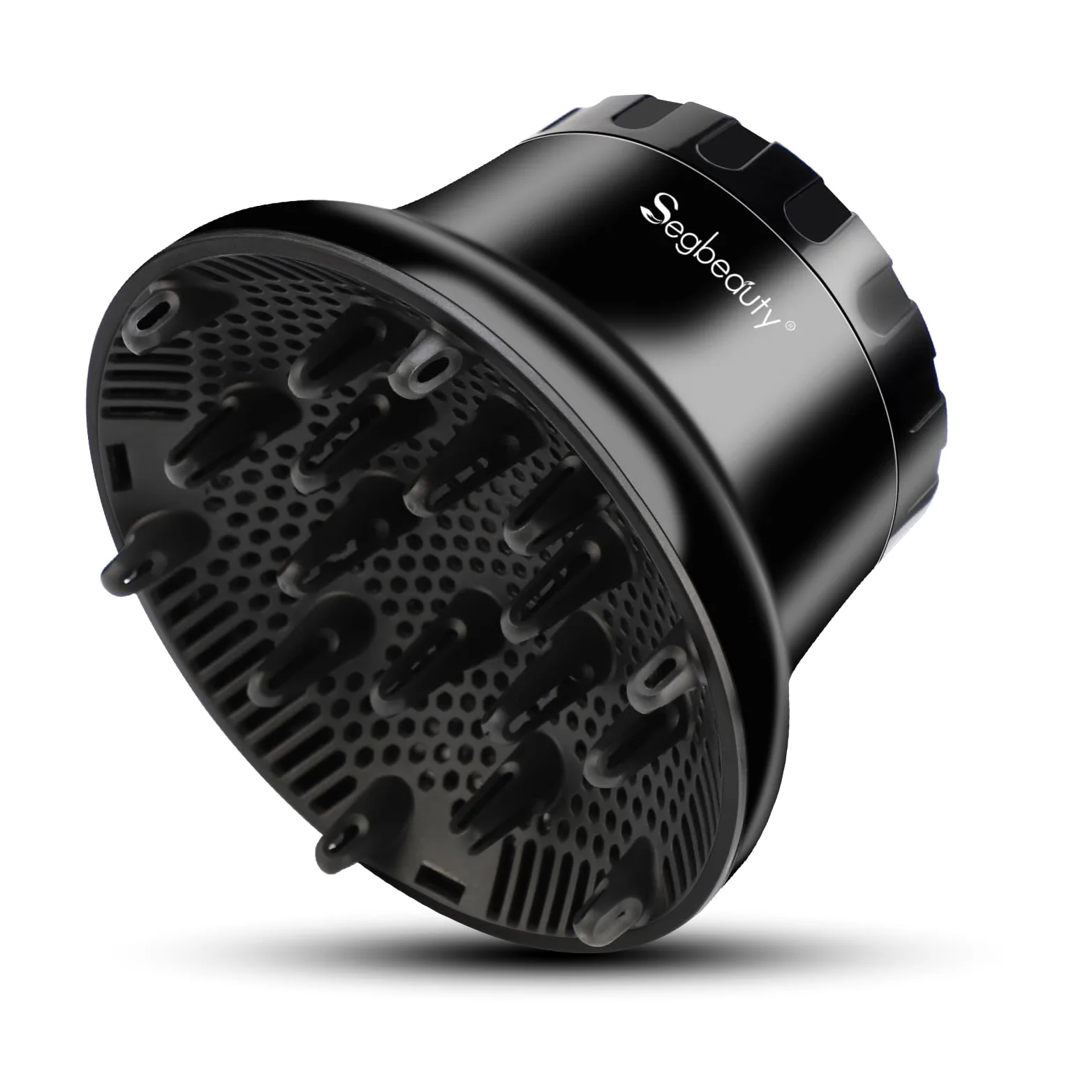 Segbeauty - Diffusore universale per capelli ricci, adattabile per parrucchieri, strumento di qualità per parrucchieri, senza crespo, asciugatura rapida, con ugello da 1,58 a 2,48 pollici