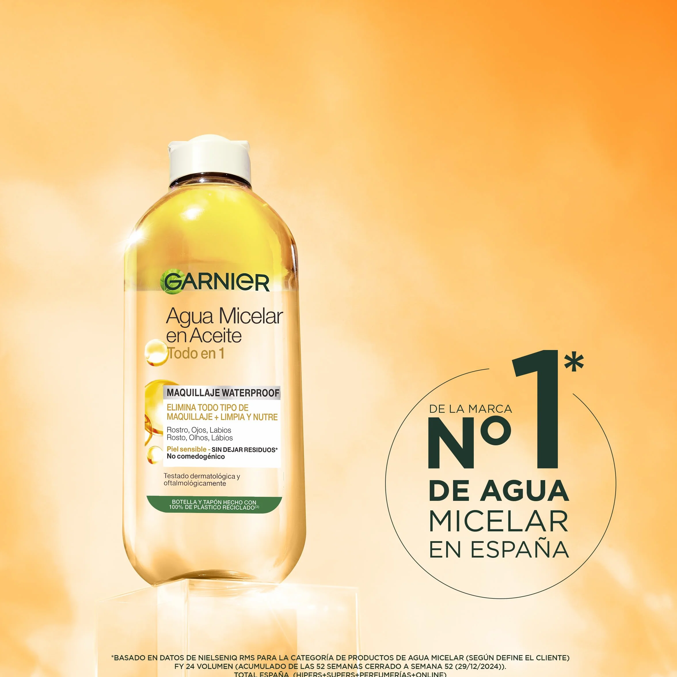 Garnier Agua Micelar En Aceite 400Ml