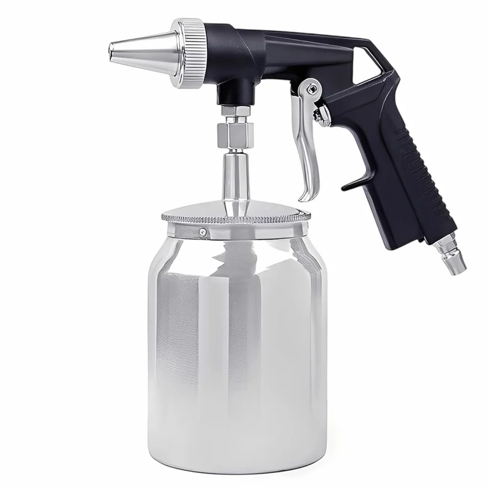 Pistola per sabbiatura ad aria compressa 6,2 bar Sandblaster 1000 Cc capacità vaso in alluminio portatile