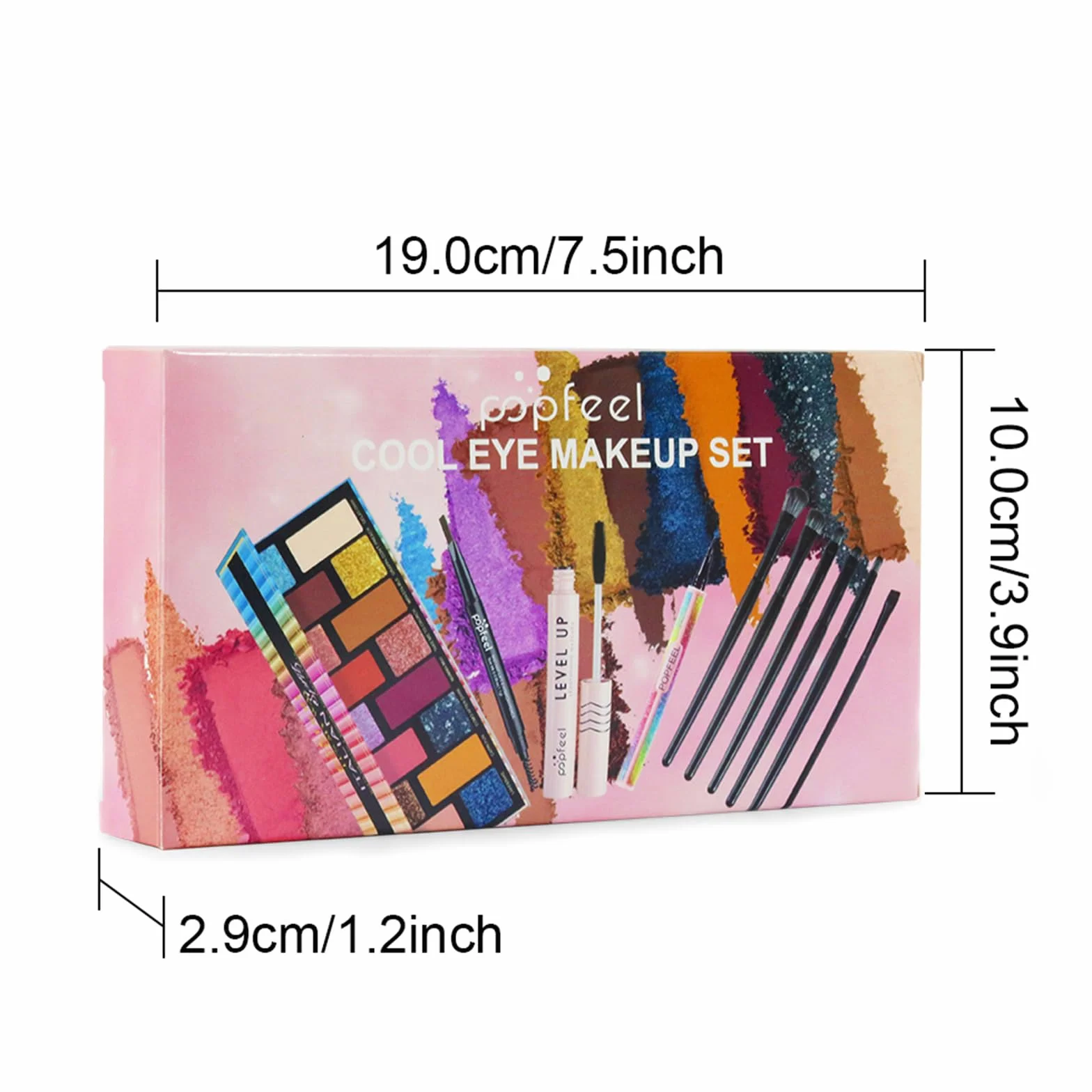 Trousse di Trucchi, Set Trucchi Donna Completo, Regalo per Donne Make Up Kit, Include set di pennelli per bcchi, tavolozza di bmbretti, matita per sopracciglia, mascara, eyeliner