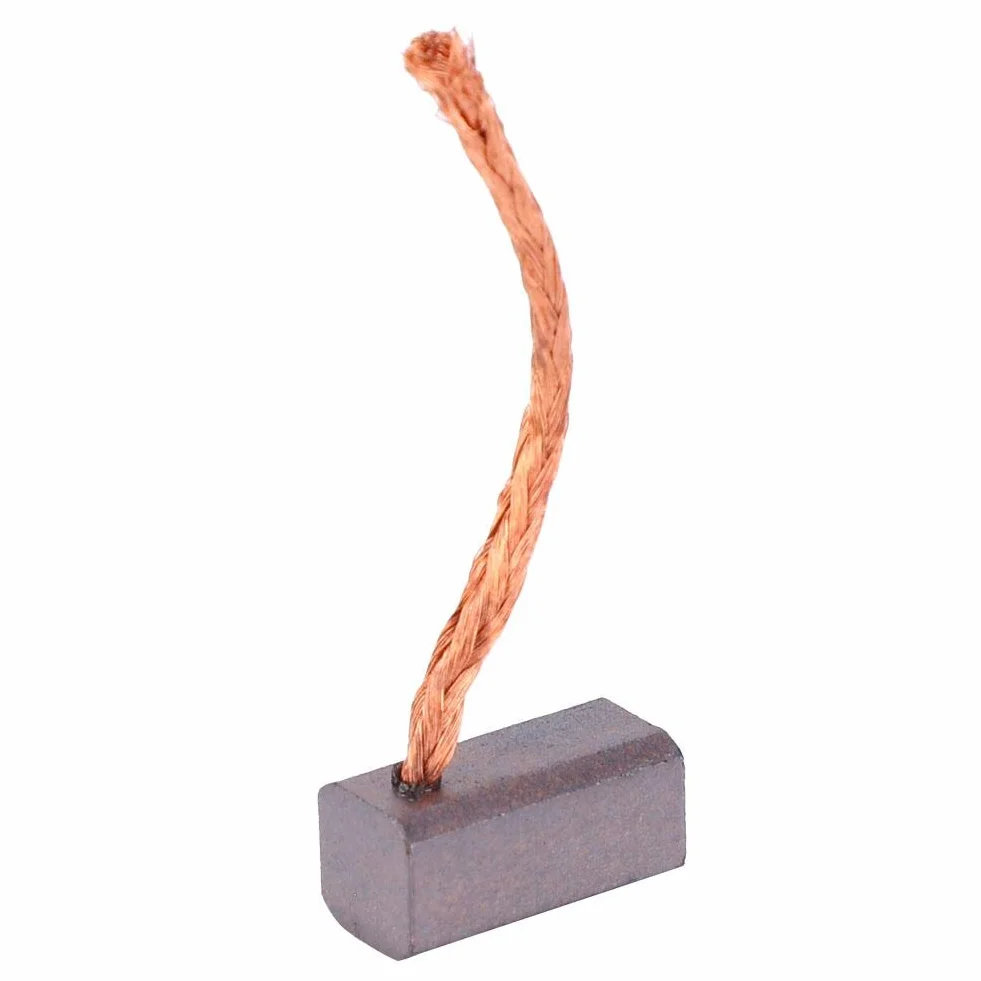Spazzole di Carbone 100 pezzi 6x6x12.5mm per Motore del Ventilatore Elettronico