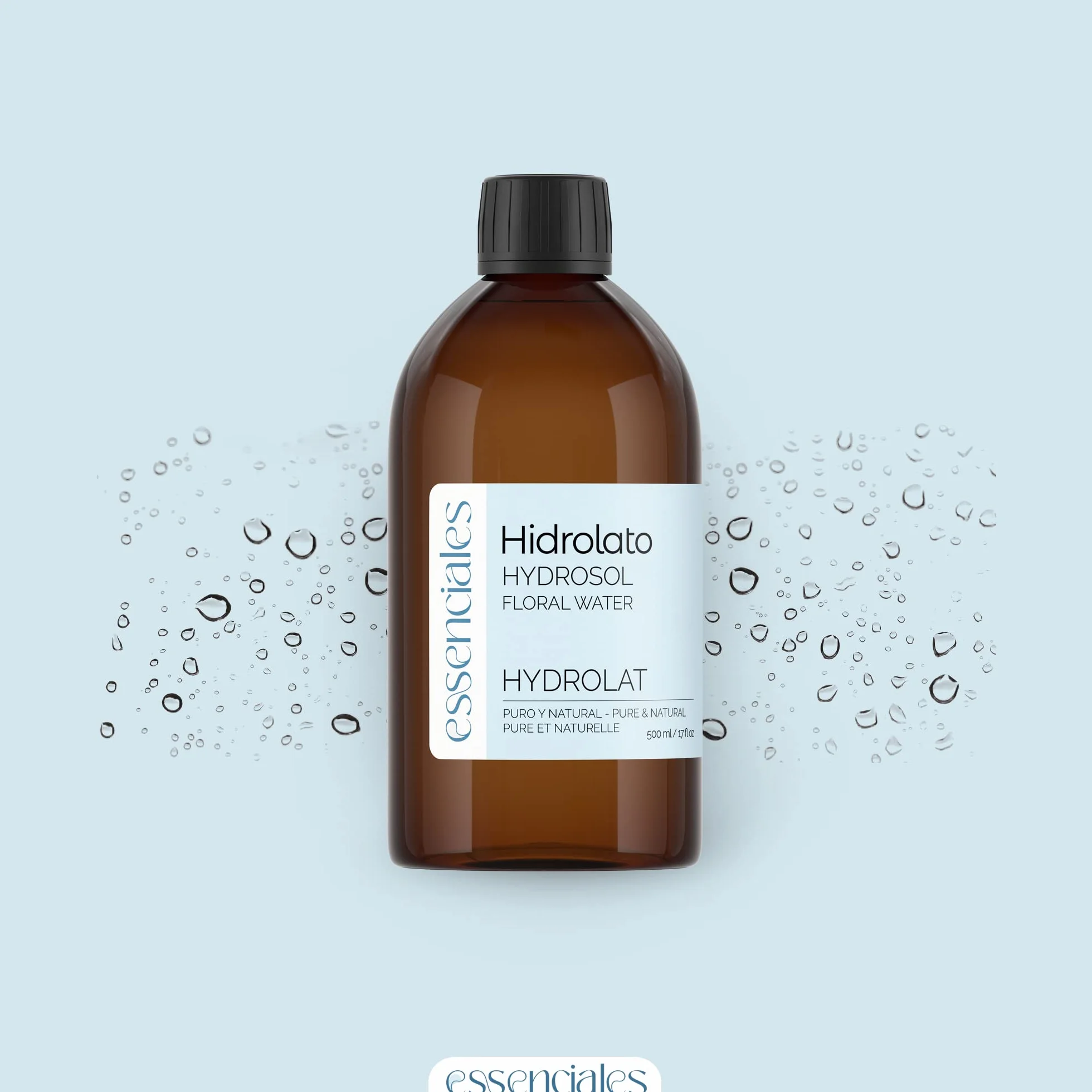 Essenciales – Acqua Floreale di Lavanda Extra, 100% Pura e Naturale, 500 ml | Idrolato Lavandula Angustifolia