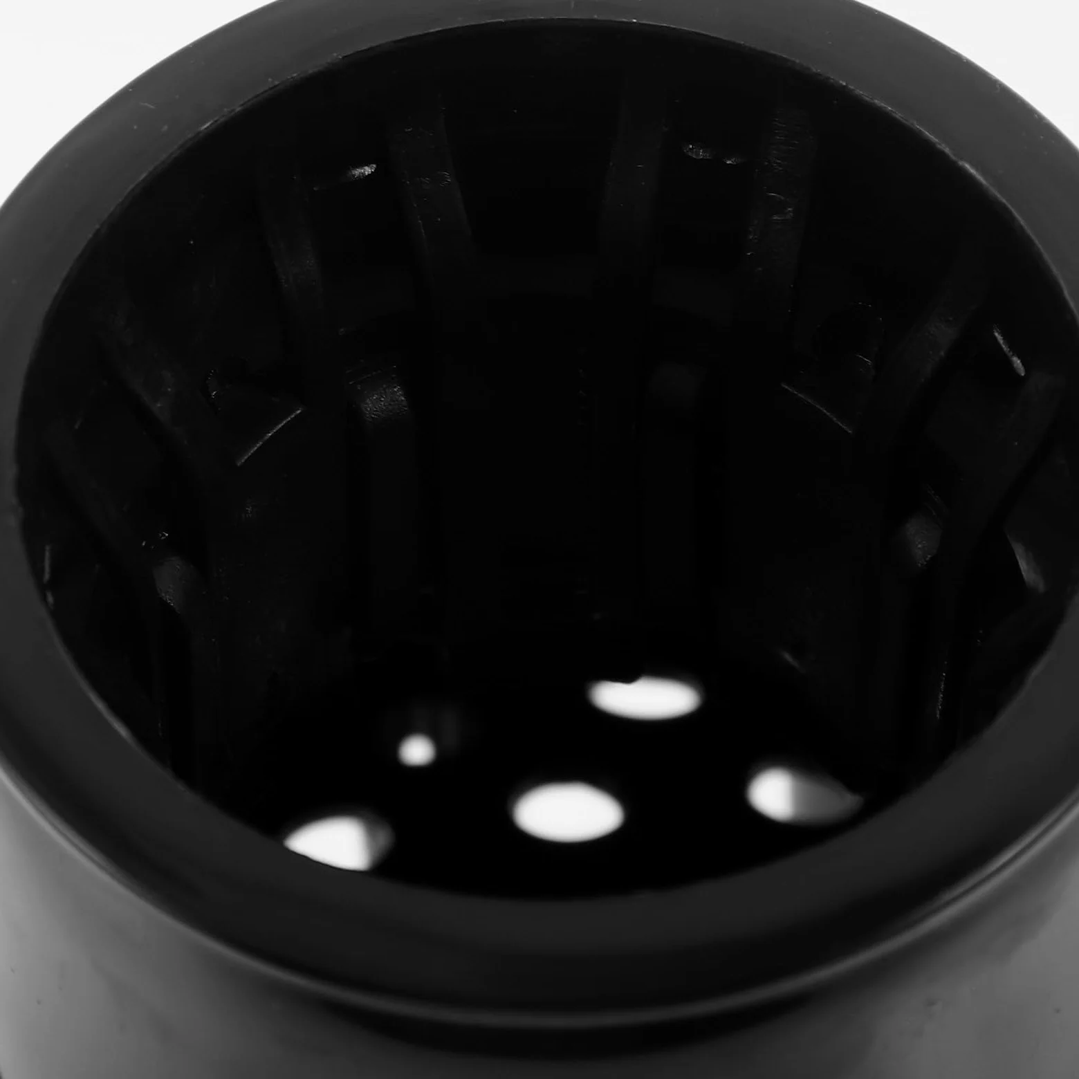 Diffusore per Asciugacapelli Professionale Nero in Plastica, Facile da Usare e Anti-crespo, Adatto per Casa e Salone Diametro Uscita 4,2-4,8cm
