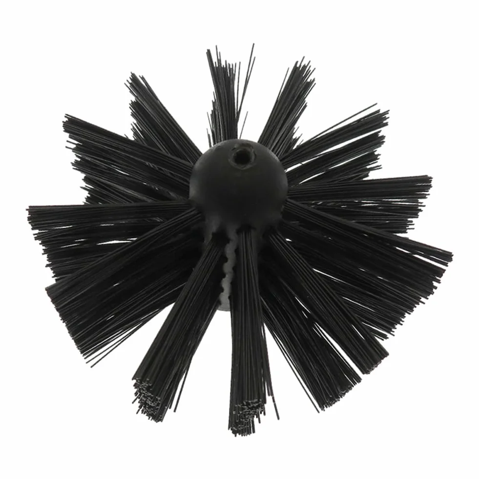 Spazzola flessibile per camino 150 mm con setole in nylon