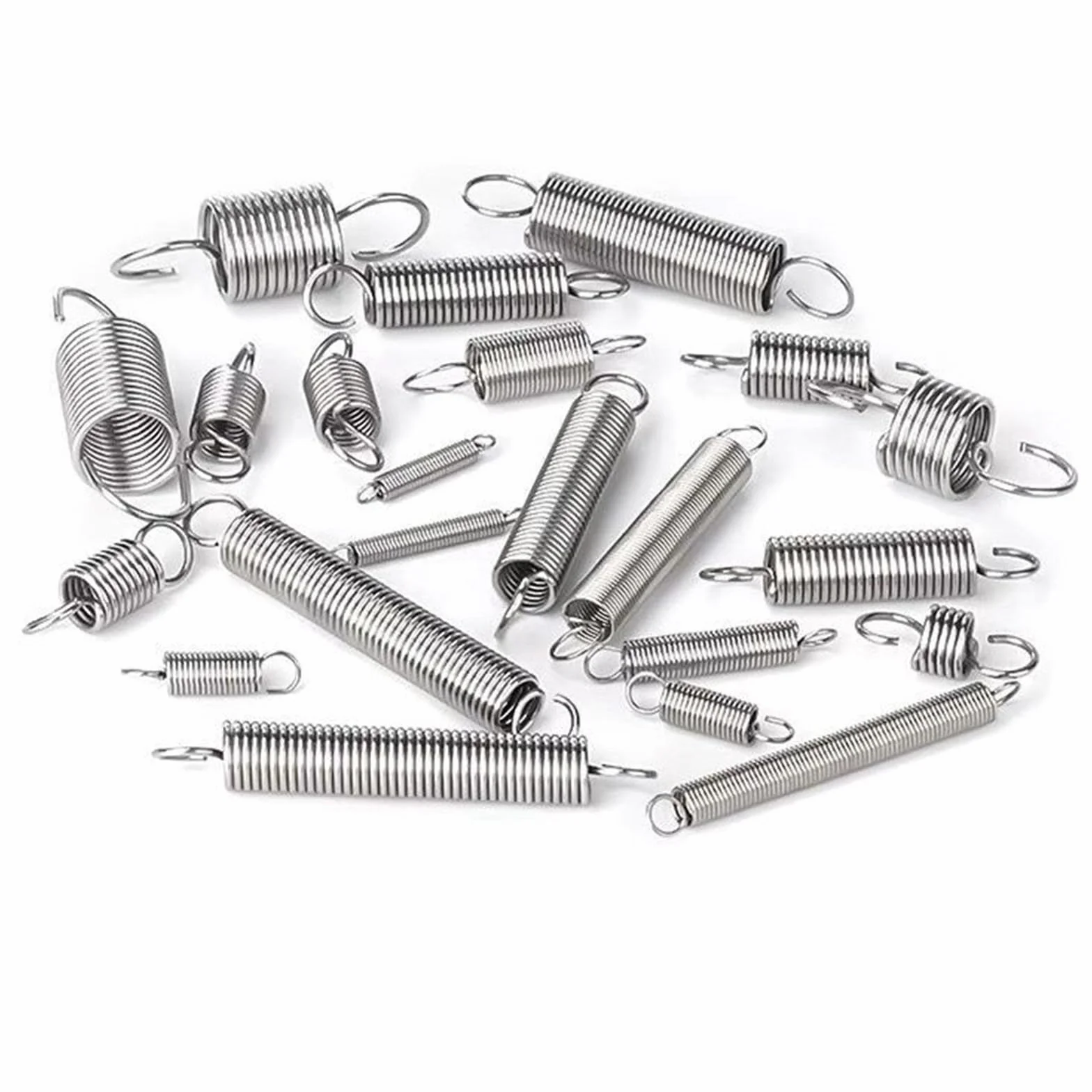 Molla a trazione con Doppio Gancio Acciaio inossidabile 0.7mm Filo Diametro 7mm OD 50mm Lunghezza