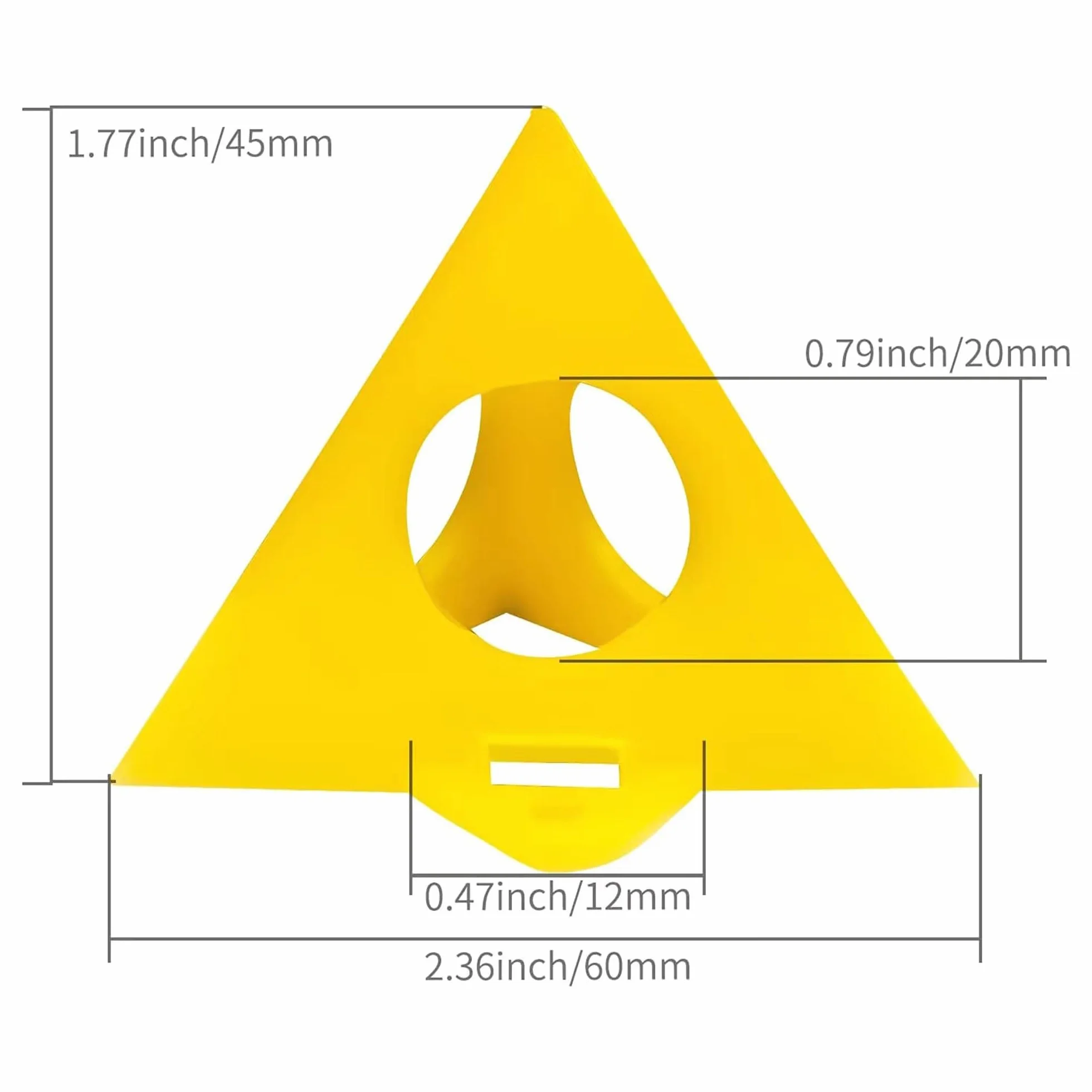 Supporti a Piramide in Plastica per Pittori Triangolari