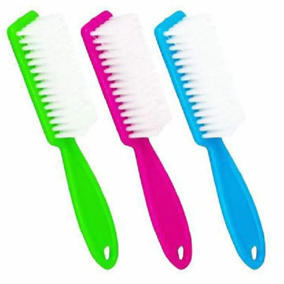 HEALIFTY Spazzola per unghie Manico lungo Spazzole per pulizia di plastica con spazzole per Nail 4pcs