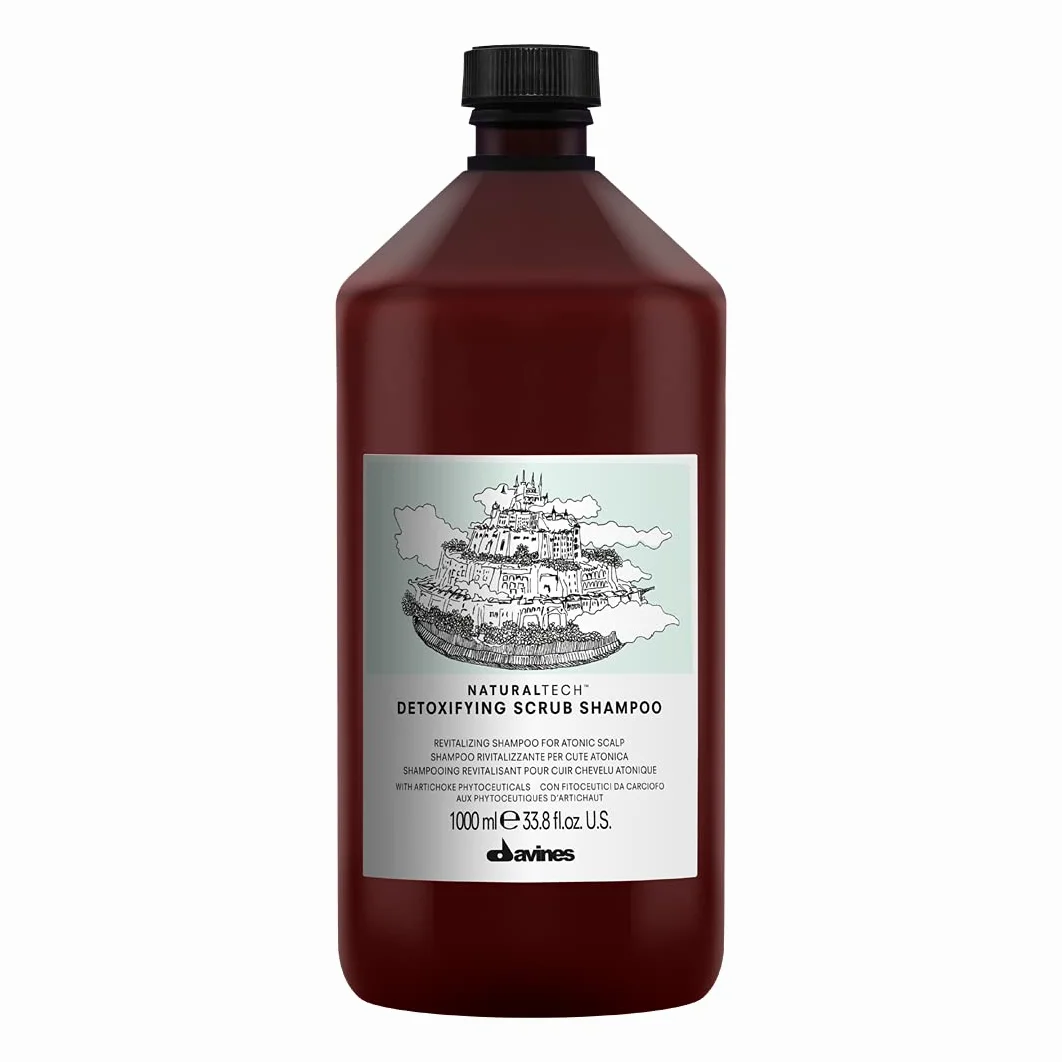 Davines Naturaltech Detoxifying Scrub Shampoo 1000ml - Shampoo rivitalizzante