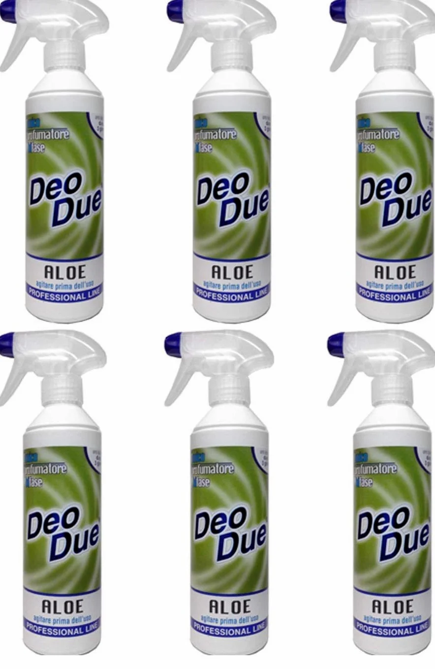DEODORANTE AMBIENTALE DEO DUE ALOE 500 ML, 6 PZ