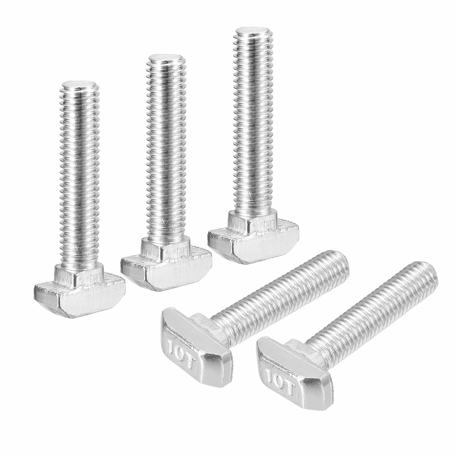 QUARKZMAN 10pz Bulloni a T-Slot, M8 x 40mm Bullone a Testa Martello per Profilo Alluminio Serie 4545