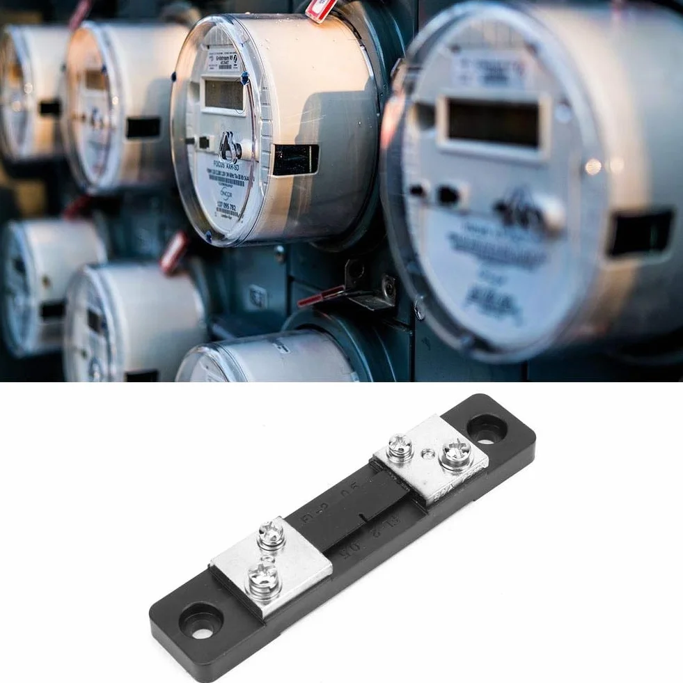 Jadeshay Resistore Shunt 50A 75mV per Amperometro Digitale Pannello di Controllo