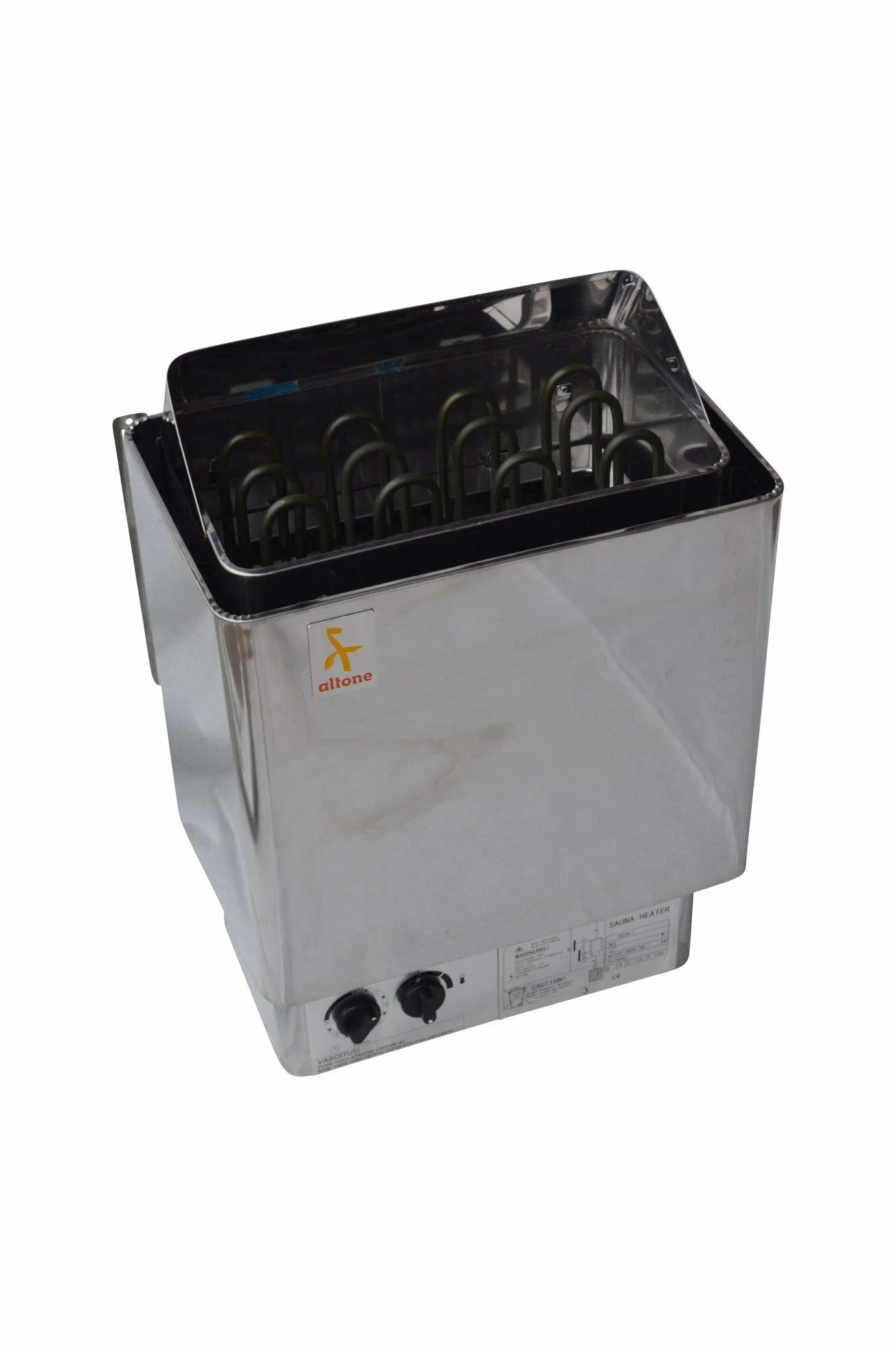 Stufa elettrica per sauna 4,5 kW acciaio inox controllo integrato
