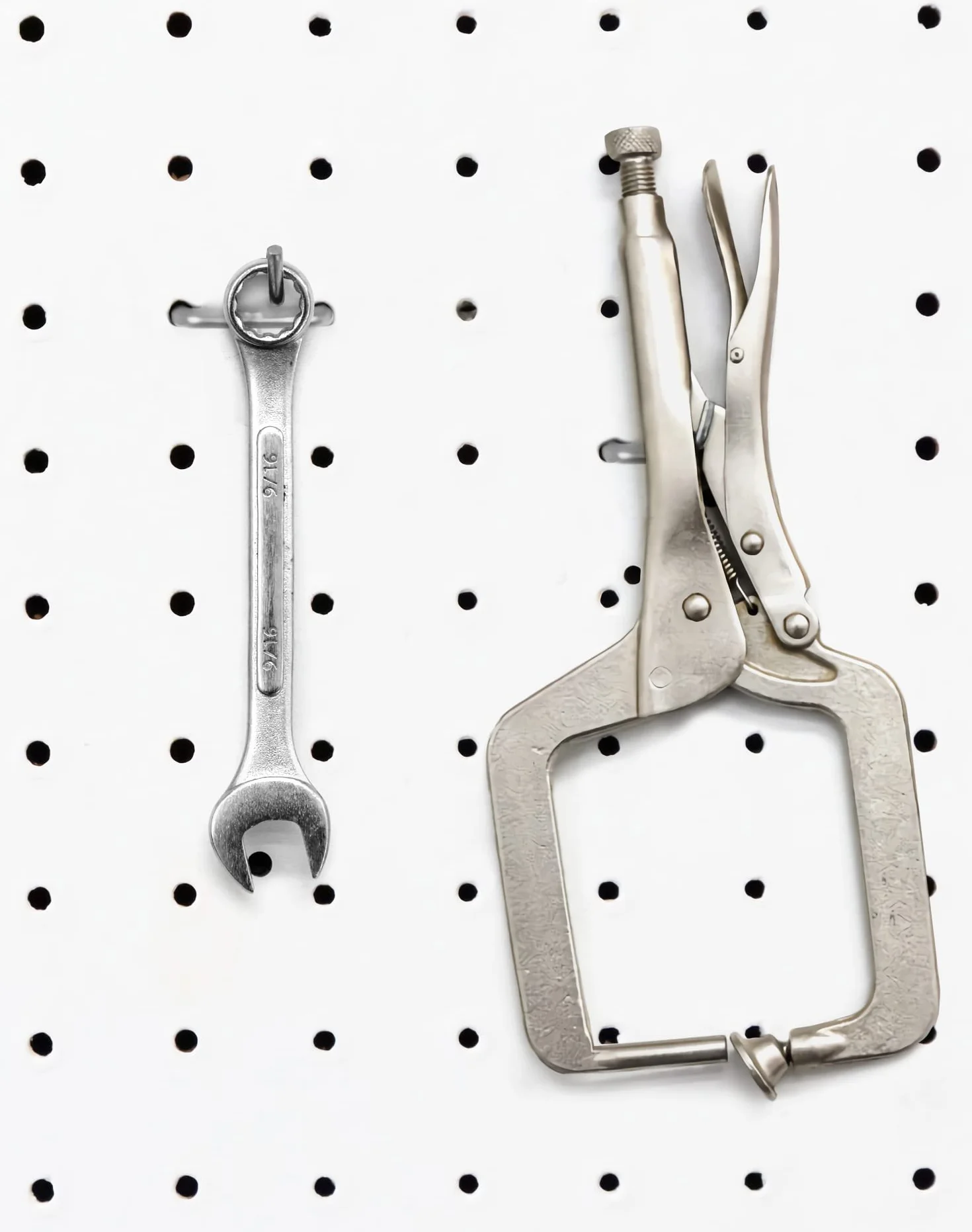 QWORK ganci per pannello forato portautensili 5 cm 10 cm